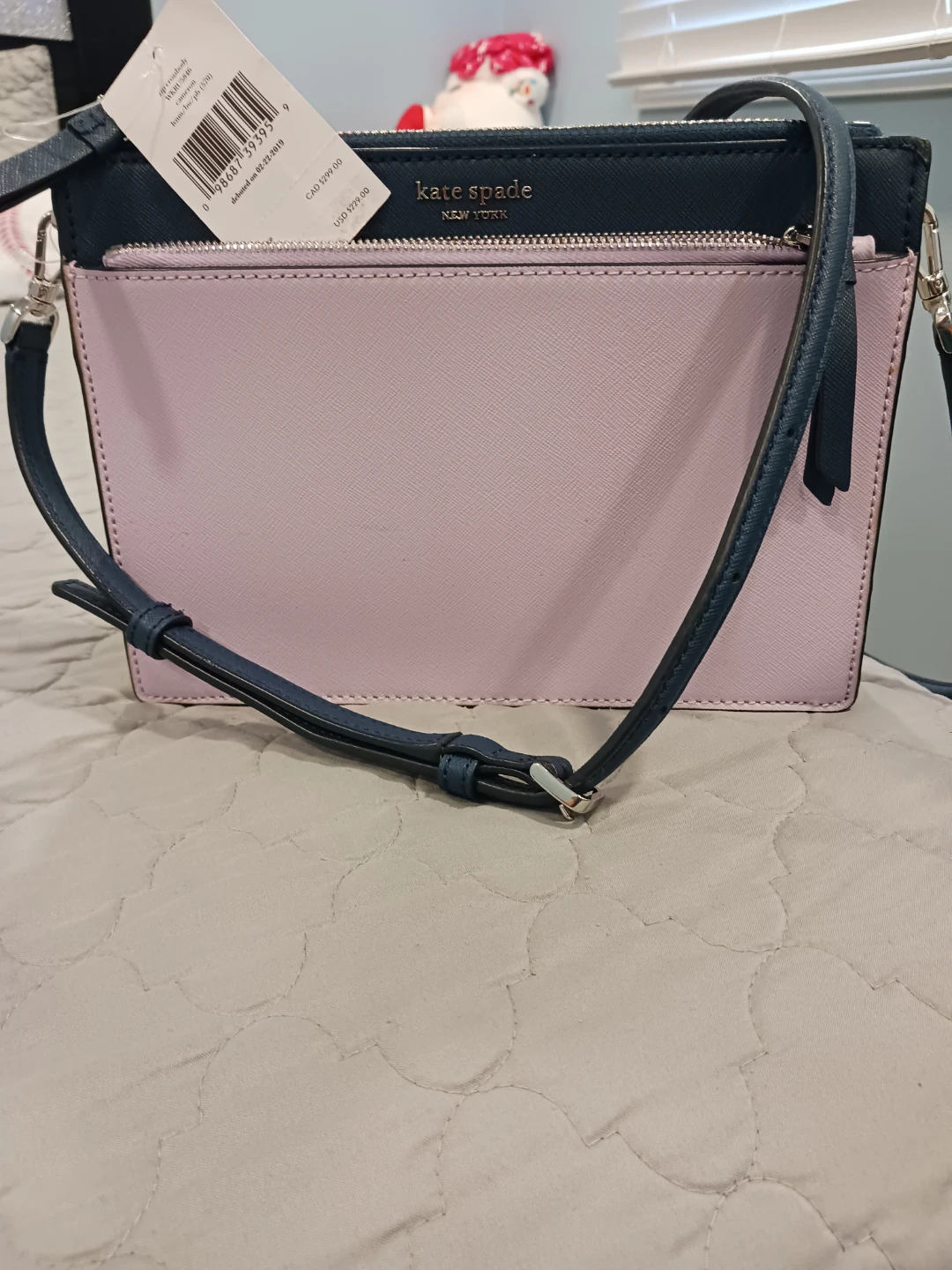 Kate Spade New York Crossbody Bag Pink/Teal Leather