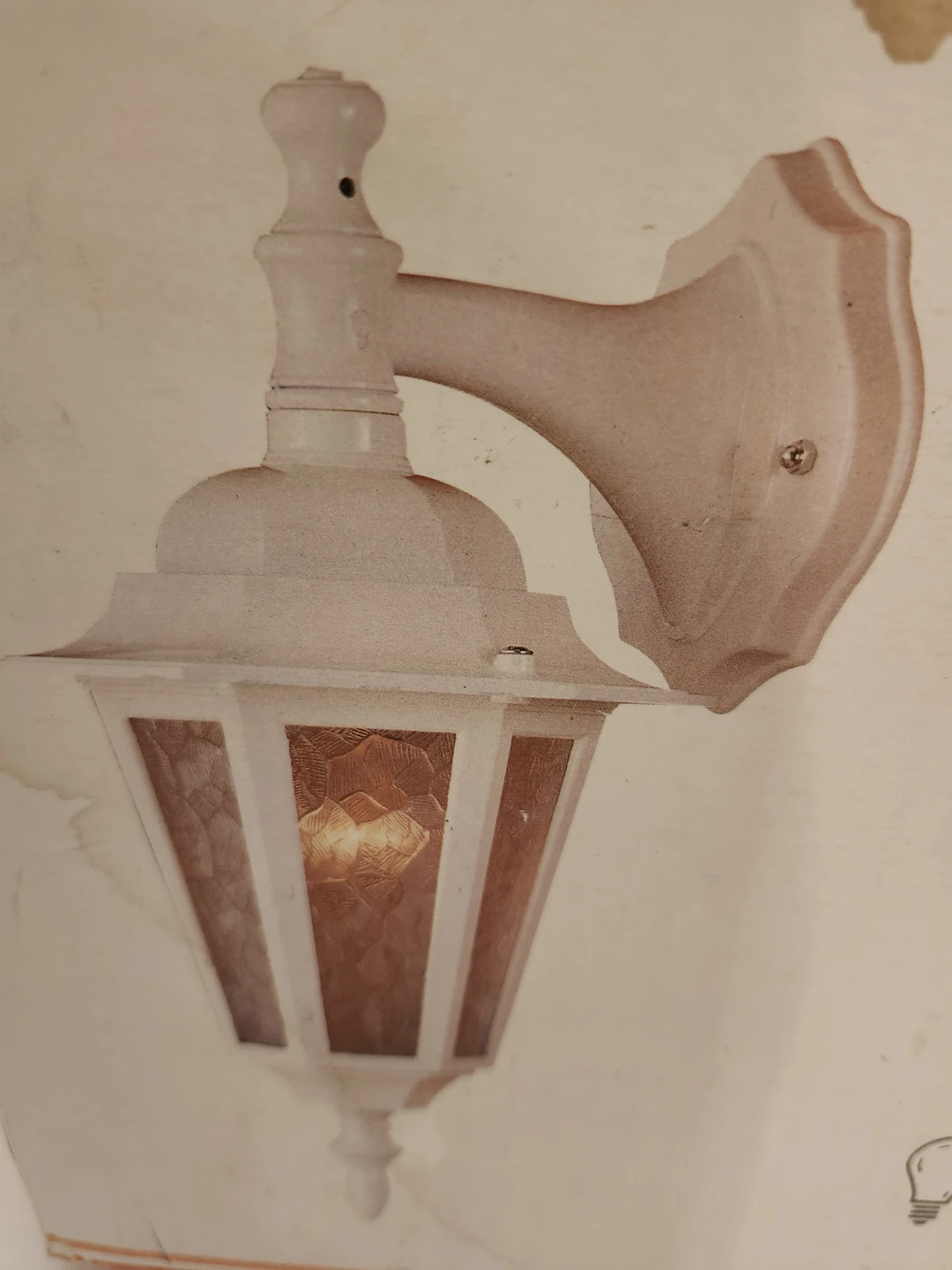 White Diecasting Lantern (OFX-2102) - photo 2