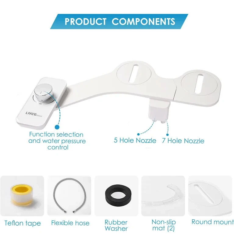 (BRAND NEW) Ultra-Thin Bidet Attachment - photo 5