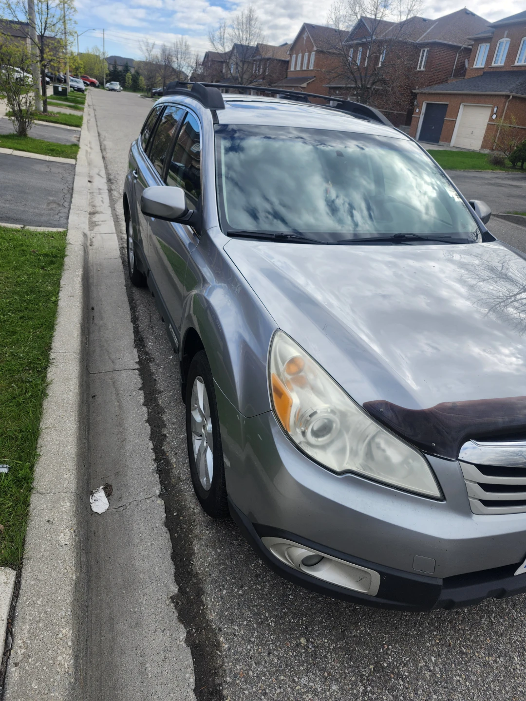 Silver Subaru Outback Wagon