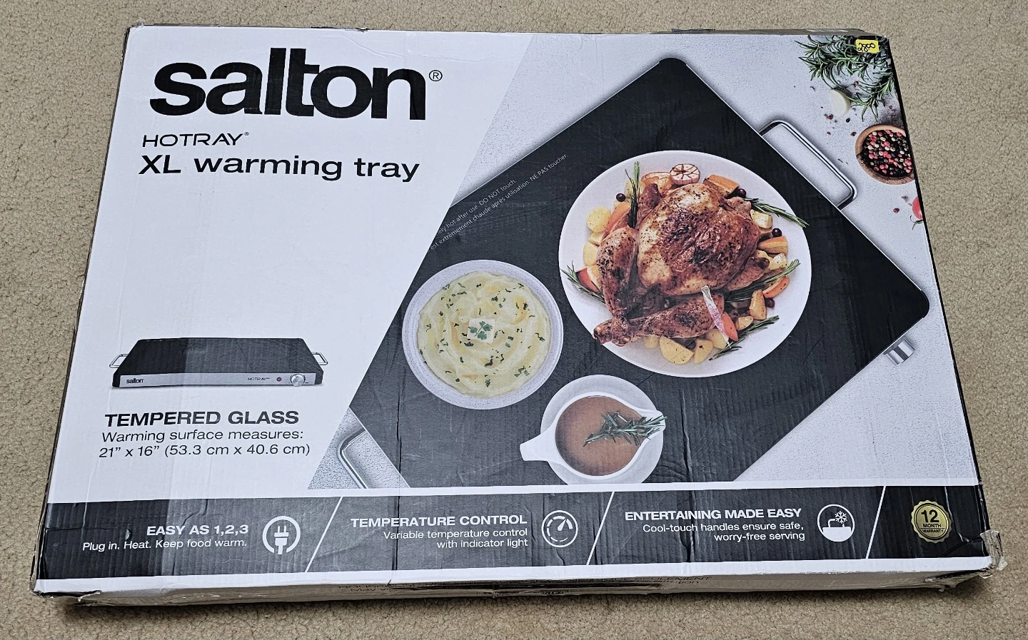 Salton HOTRAY XL Warming Tray