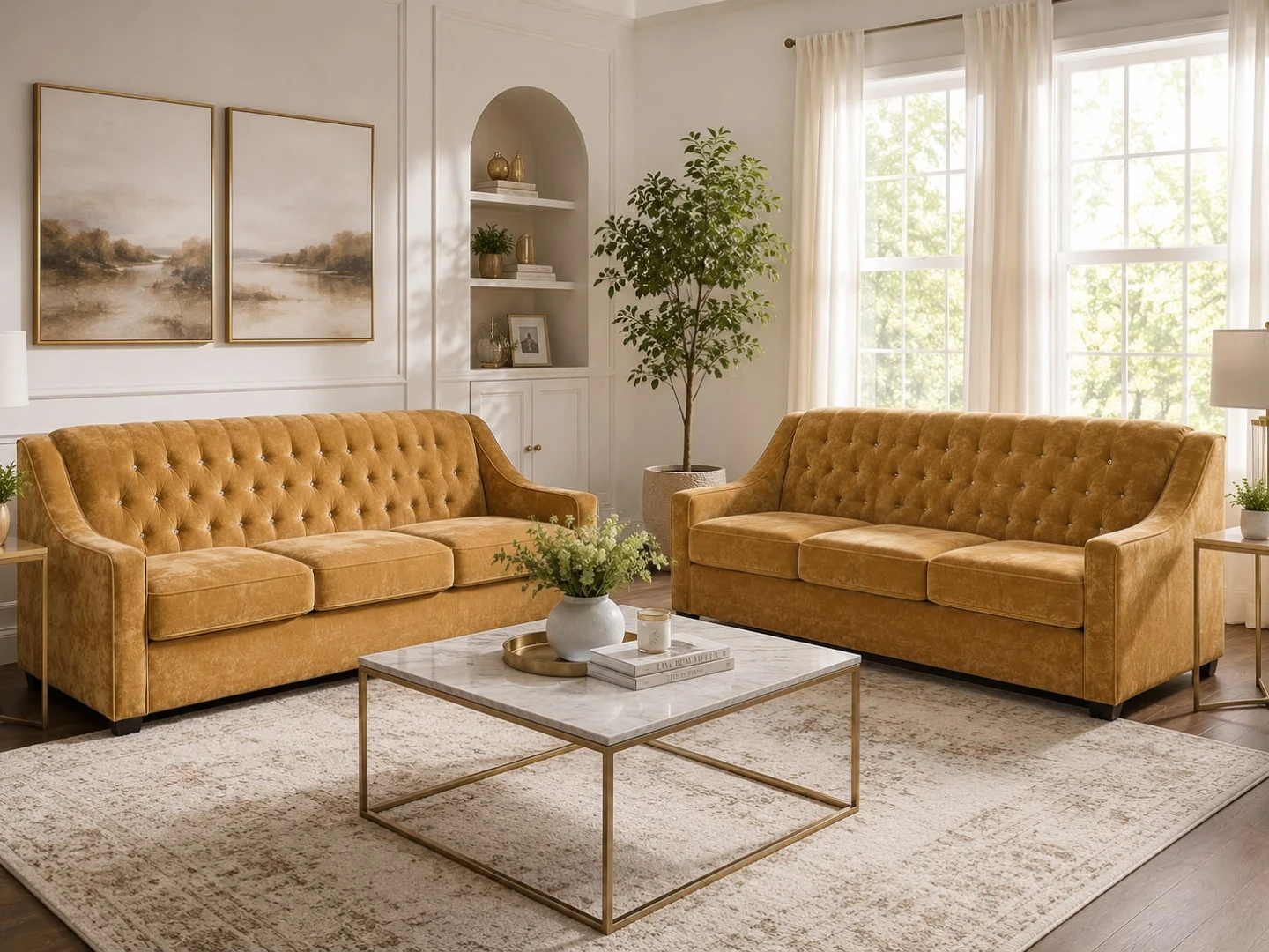 Tufted Sofa