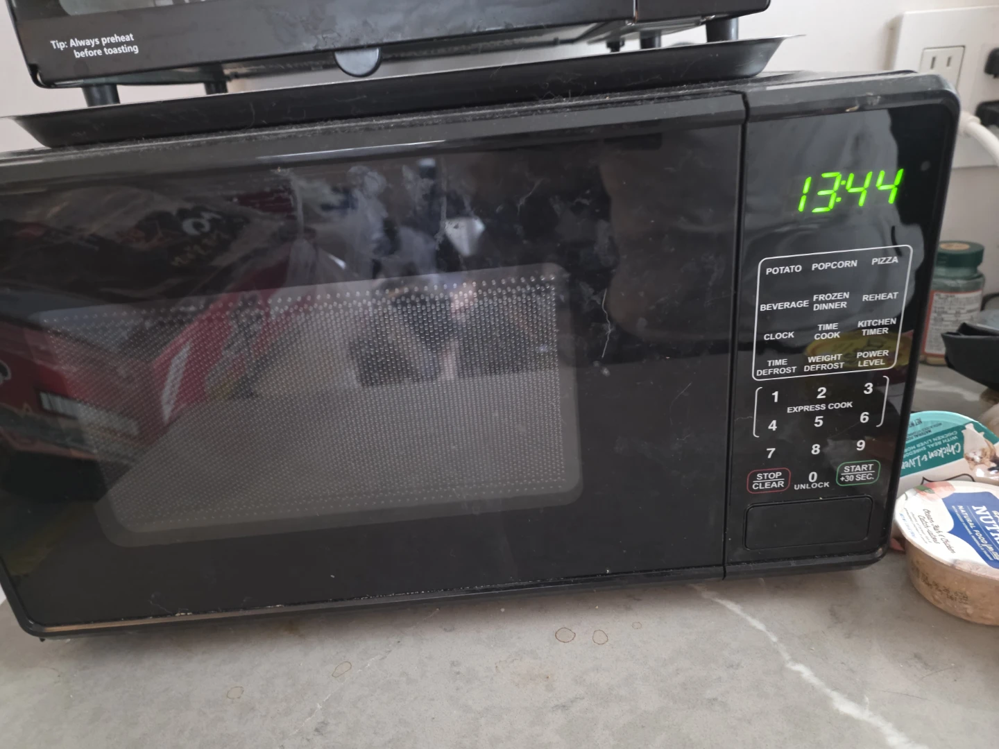 Black Microwave Oven