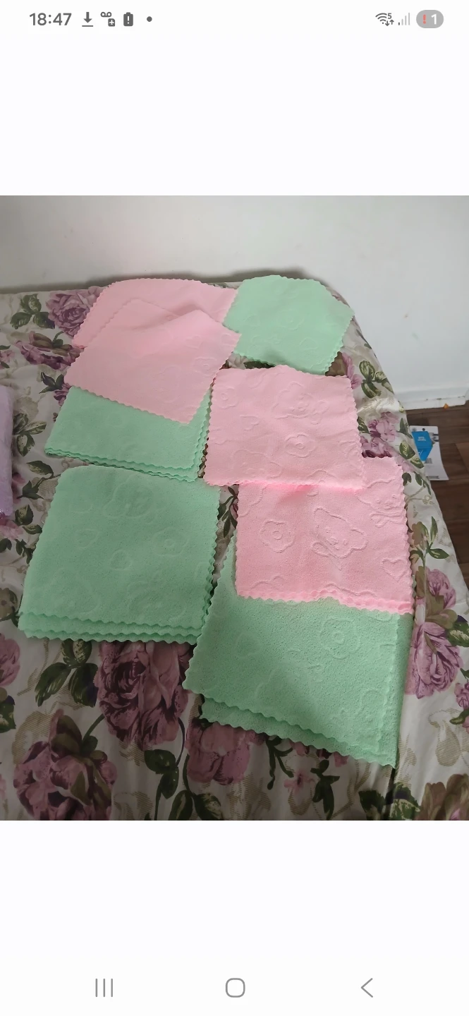 20 Pcs Premium Washcloth Collection - Random Colours