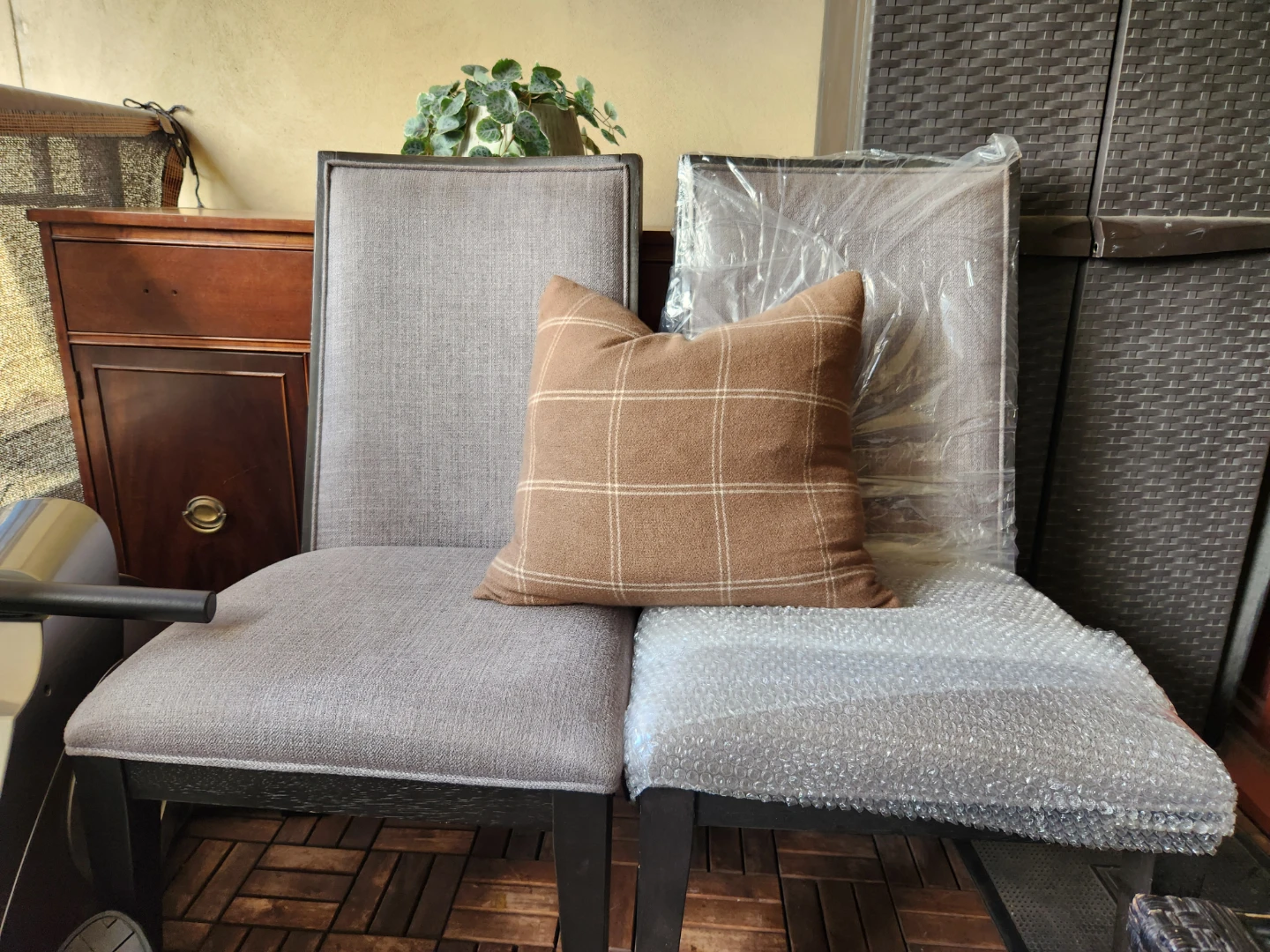 Set of 3 Dining Chairs - photo 3