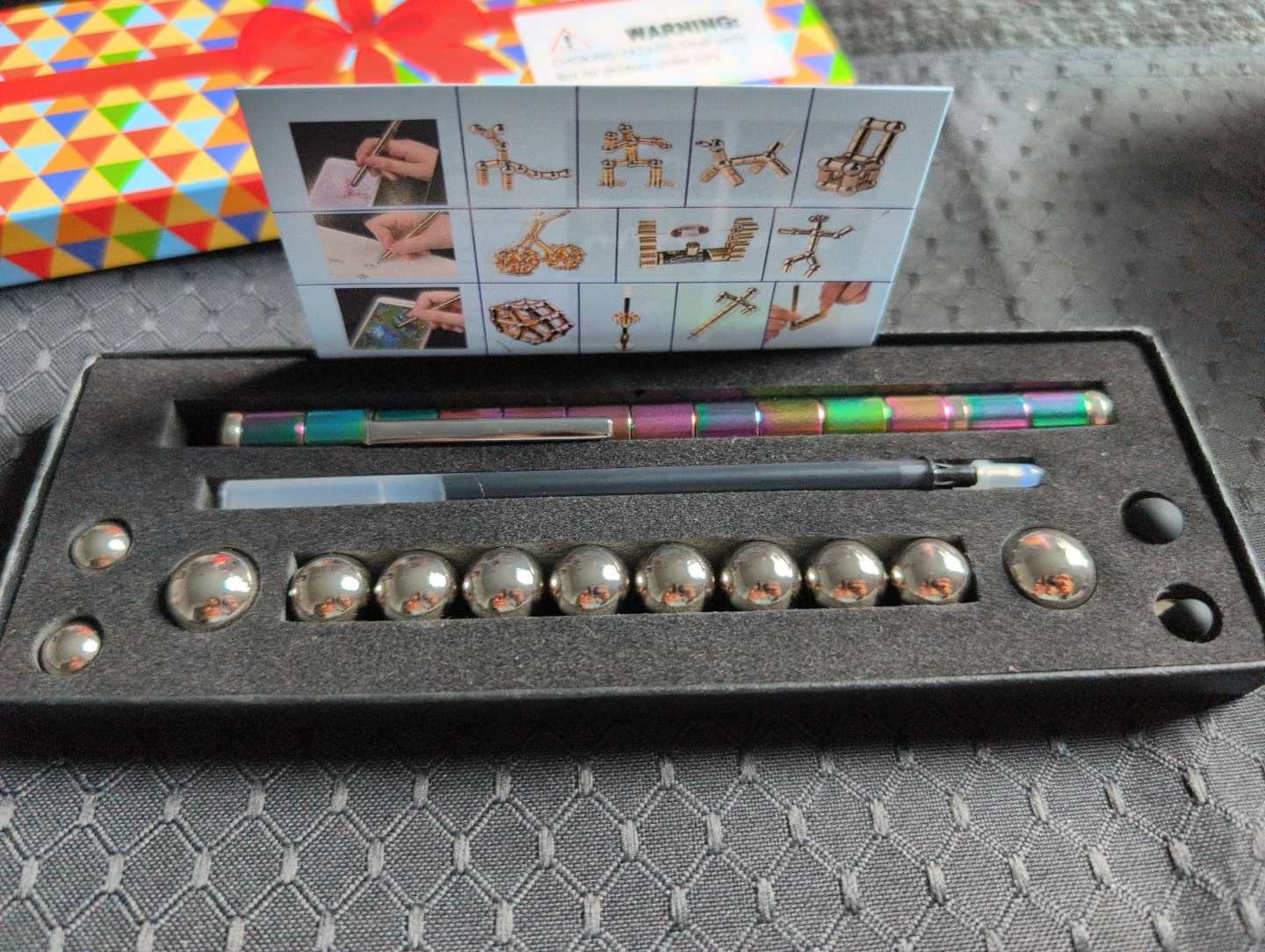 Fidget Pen with Magnetic Balls