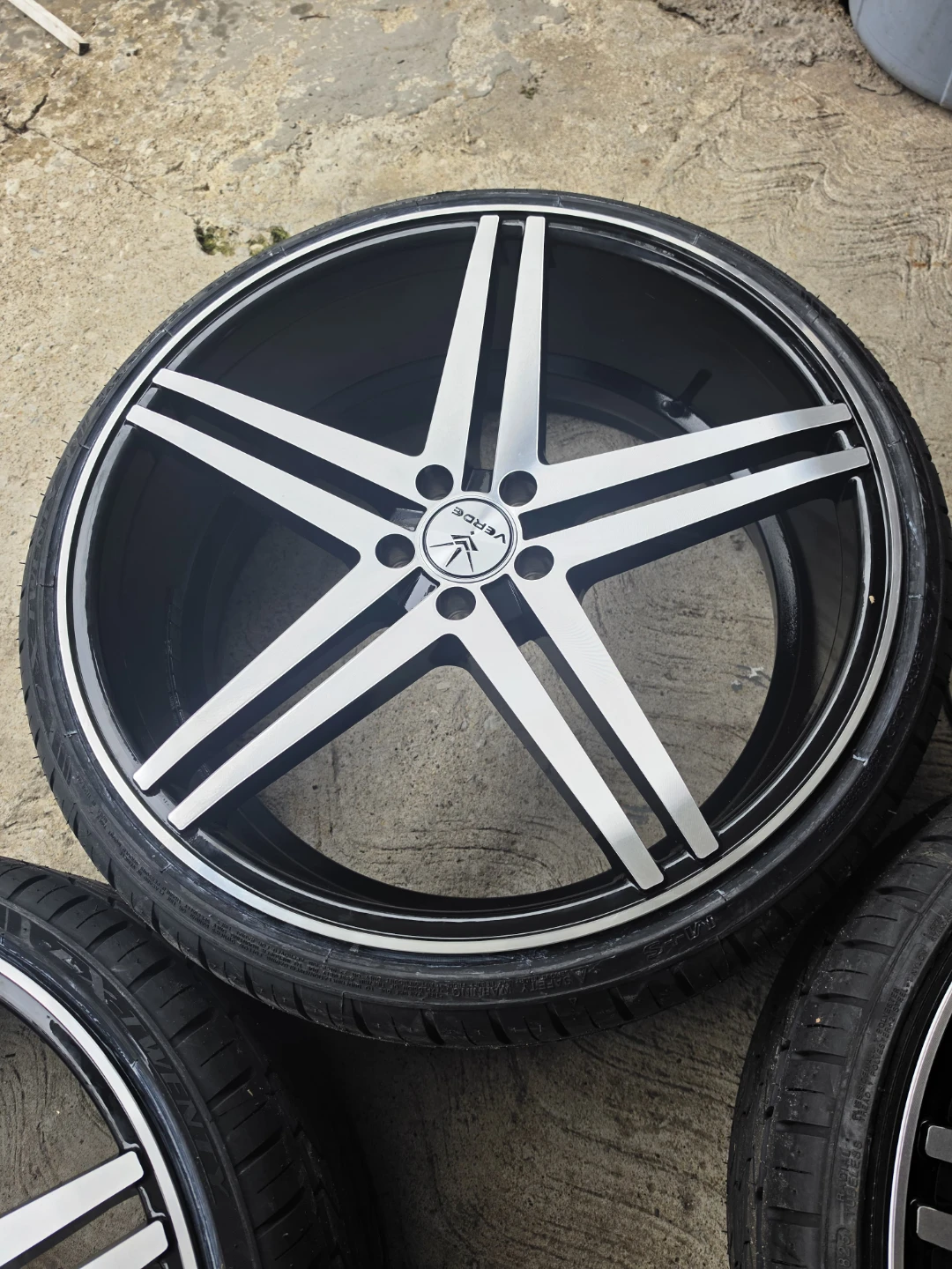 New Verde 22 inch rims wheels new tires 245/30/22 5x112 - photo 2