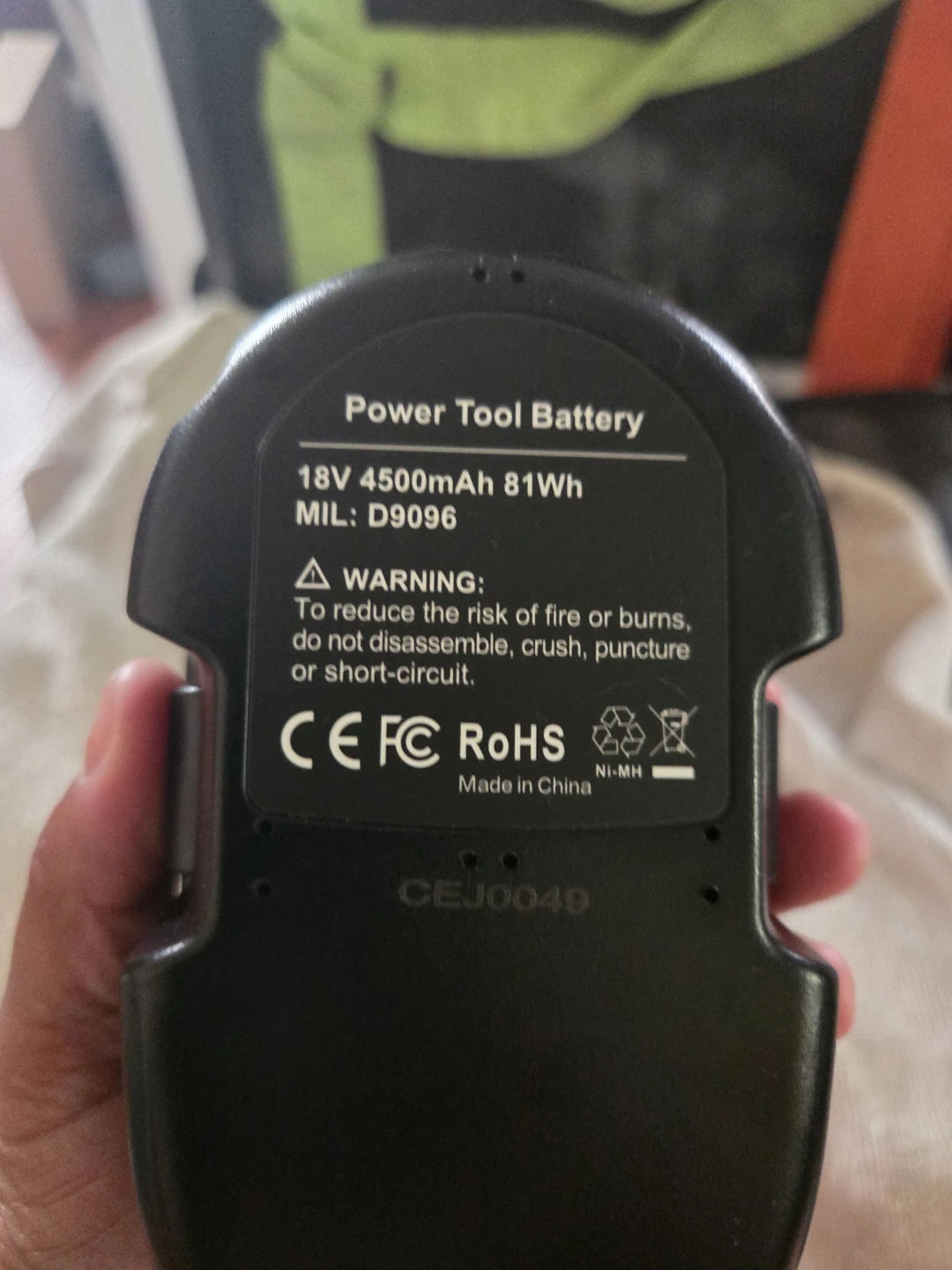 2x Power Tool Batteries 18V 4500mAh - photo 2
