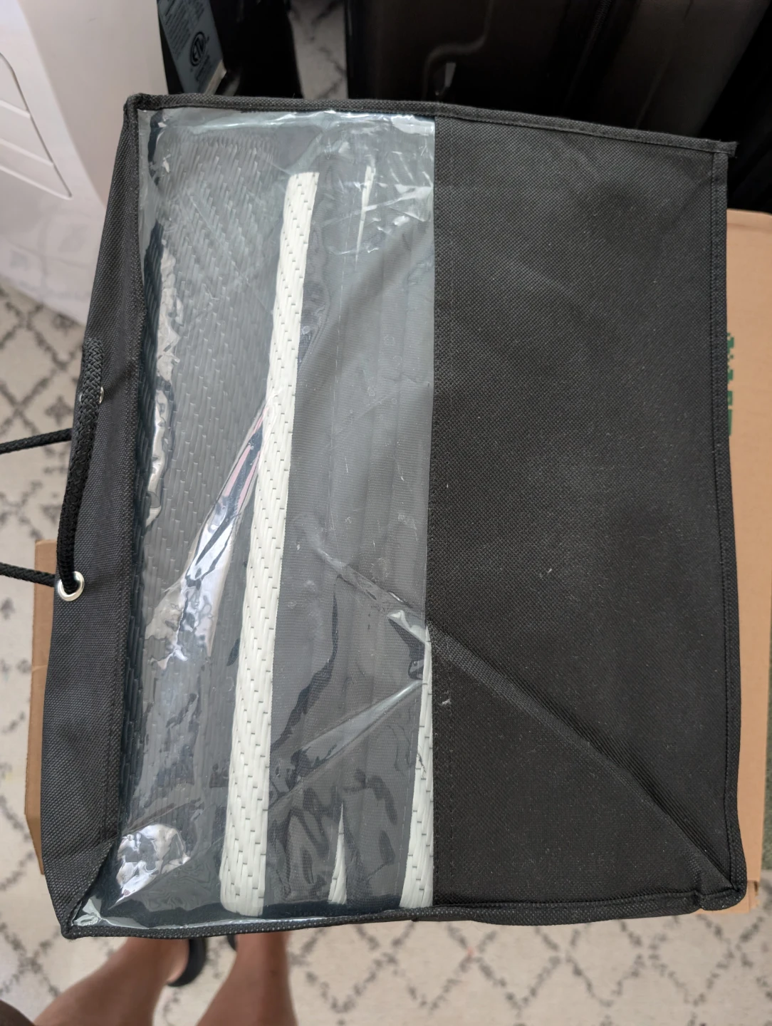 Black and White Outdoor Mat Set - photo 2