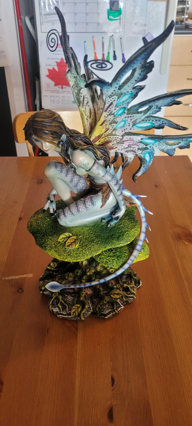 Fairy Figurine Statue with Dragon Tail
