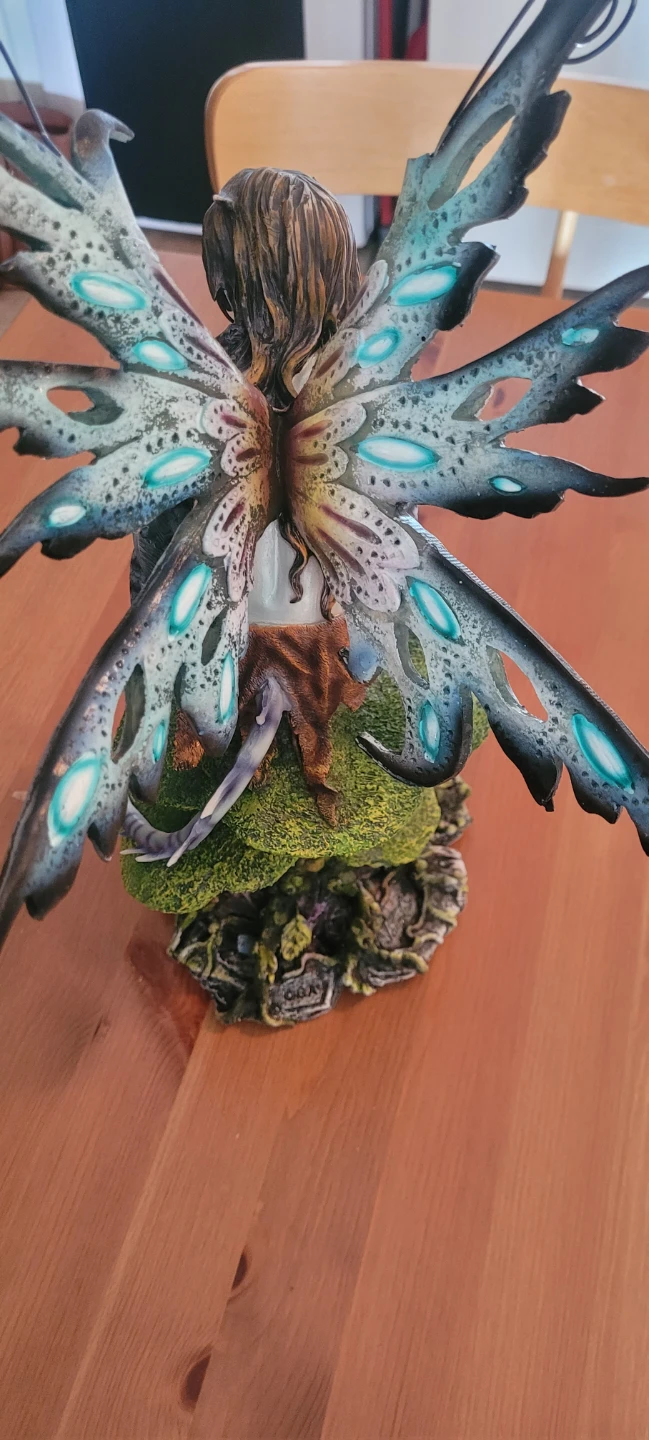 Fairy Figurine Statue with Dragon Tail - photo 5