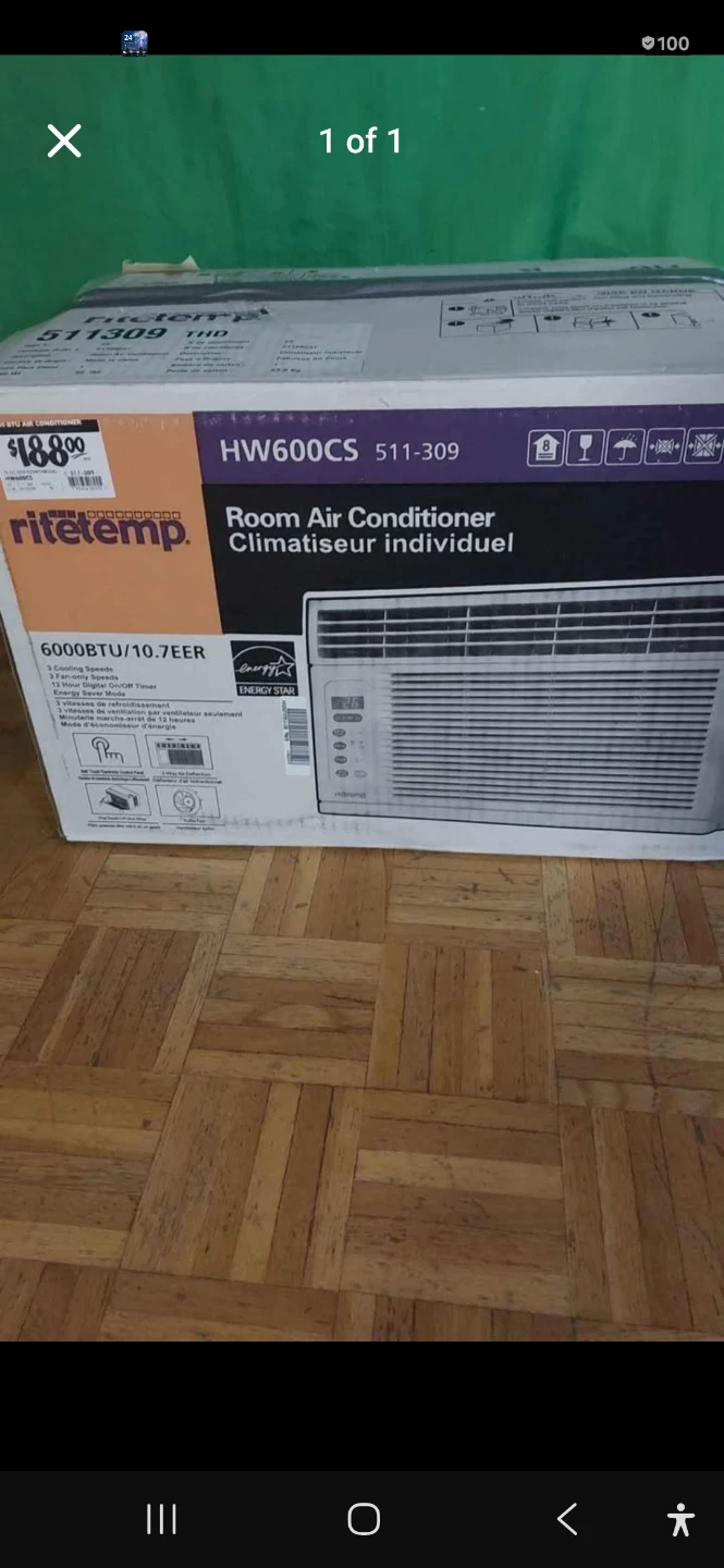 Ritetemp HW600CS Room Air Conditioner