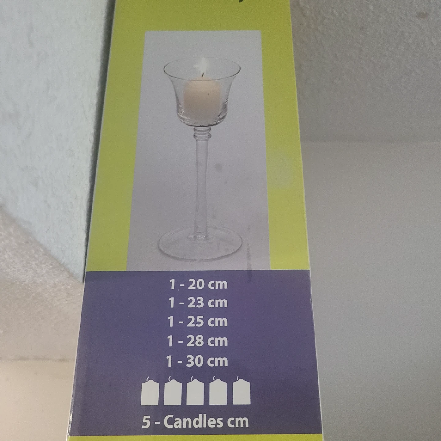 Candlelight Set of 5 Candleholders with Candles - photo 4