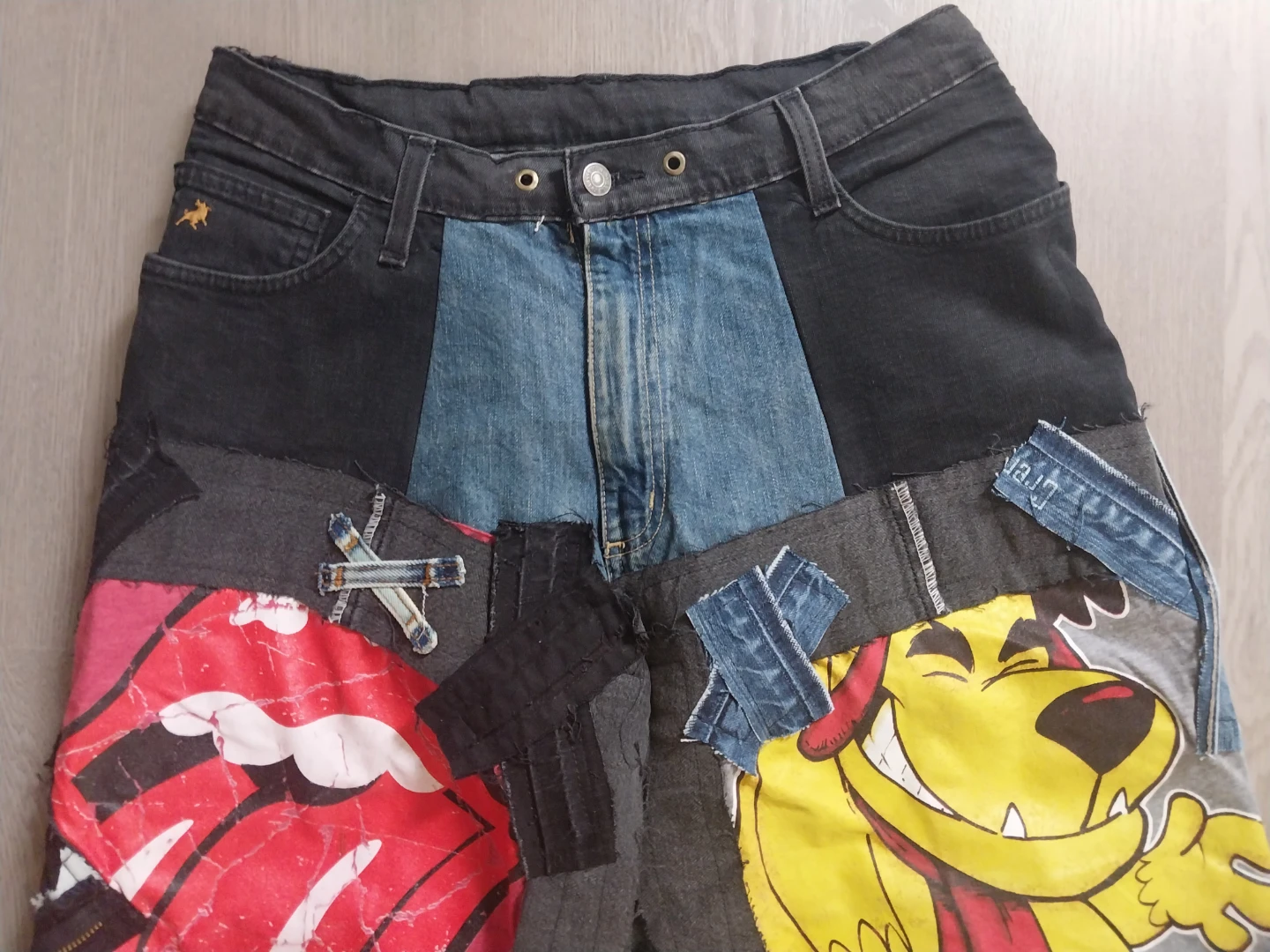 Patchwork Denim Jeans - photo 2
