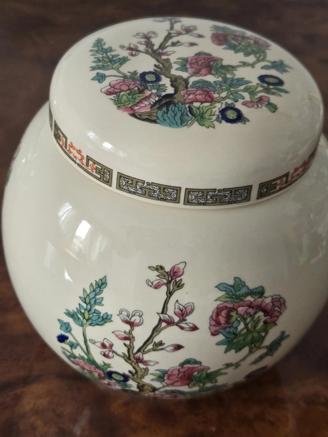 Vintage Sadler  Ginger Jar with Floral Indian Tree PatternDesign - photo 3