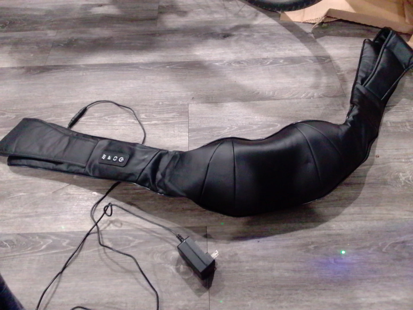Black electric neck and shoulder massager