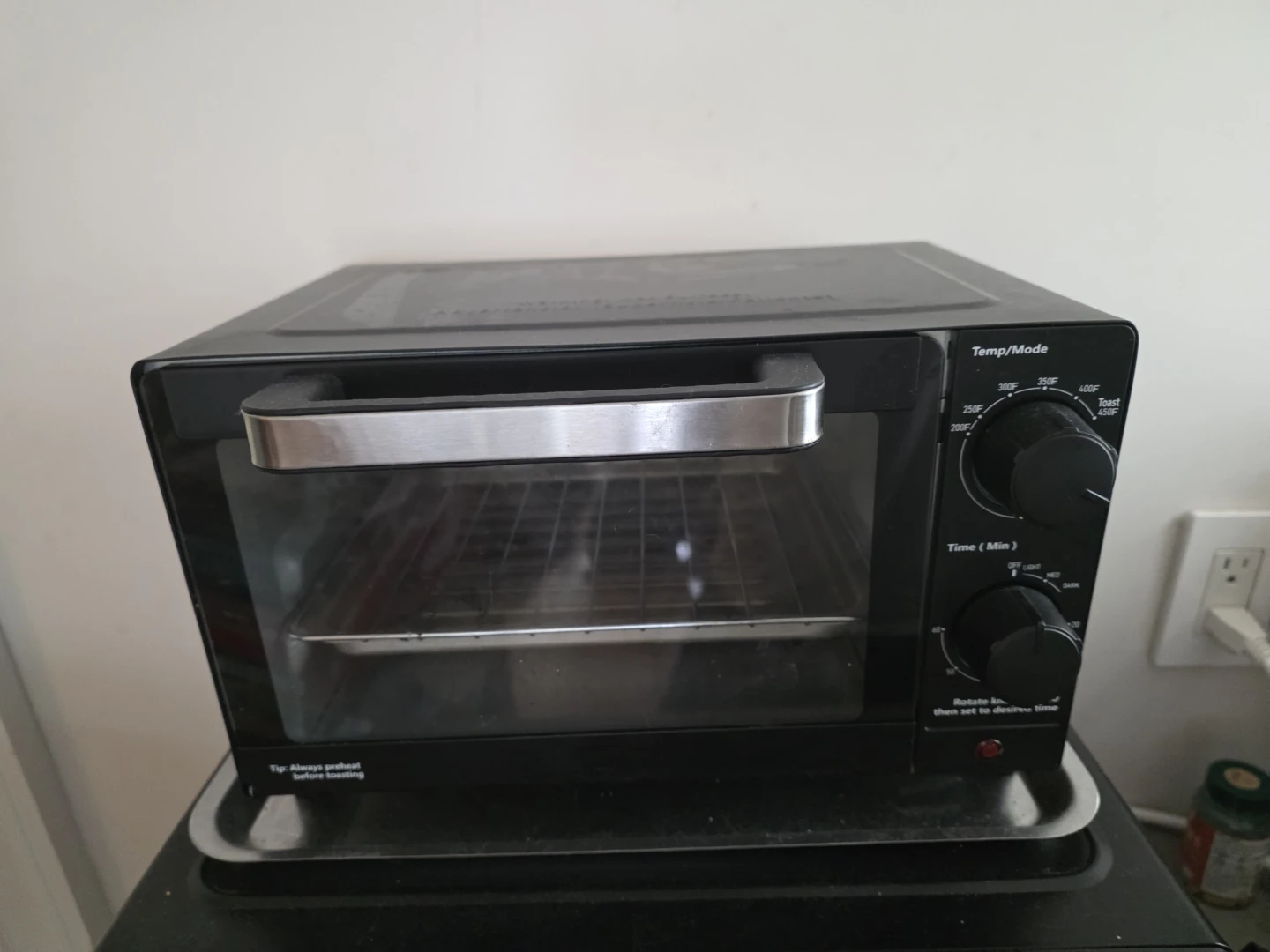 Black Countertop Toaster Oven