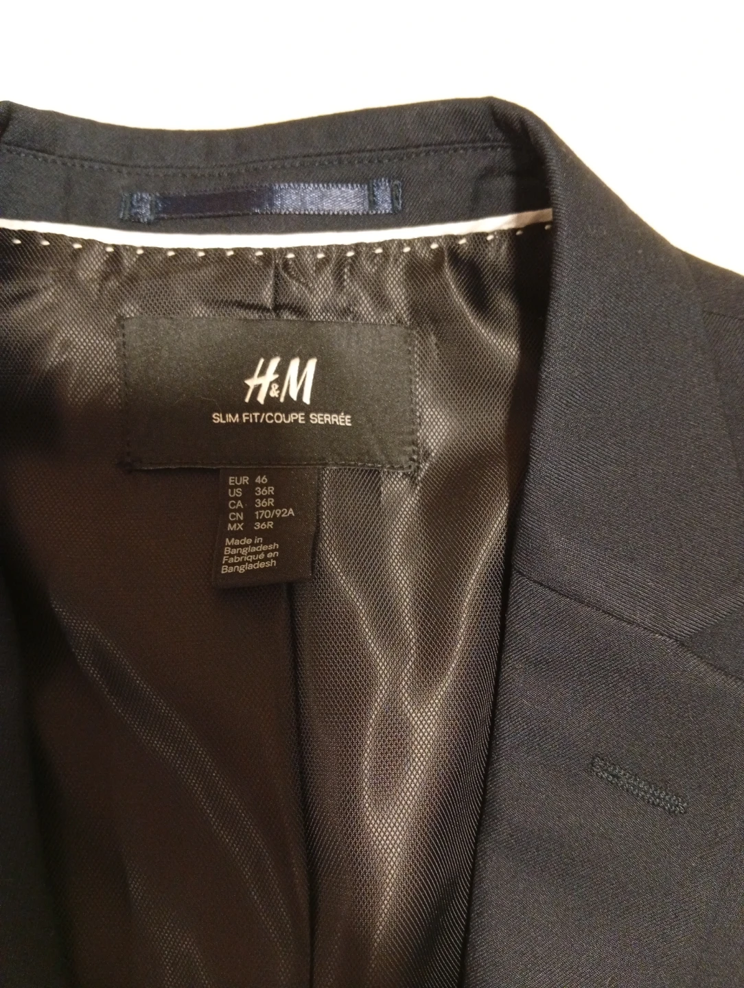 H&M Slim Fit Blazer - Navy - photo 2