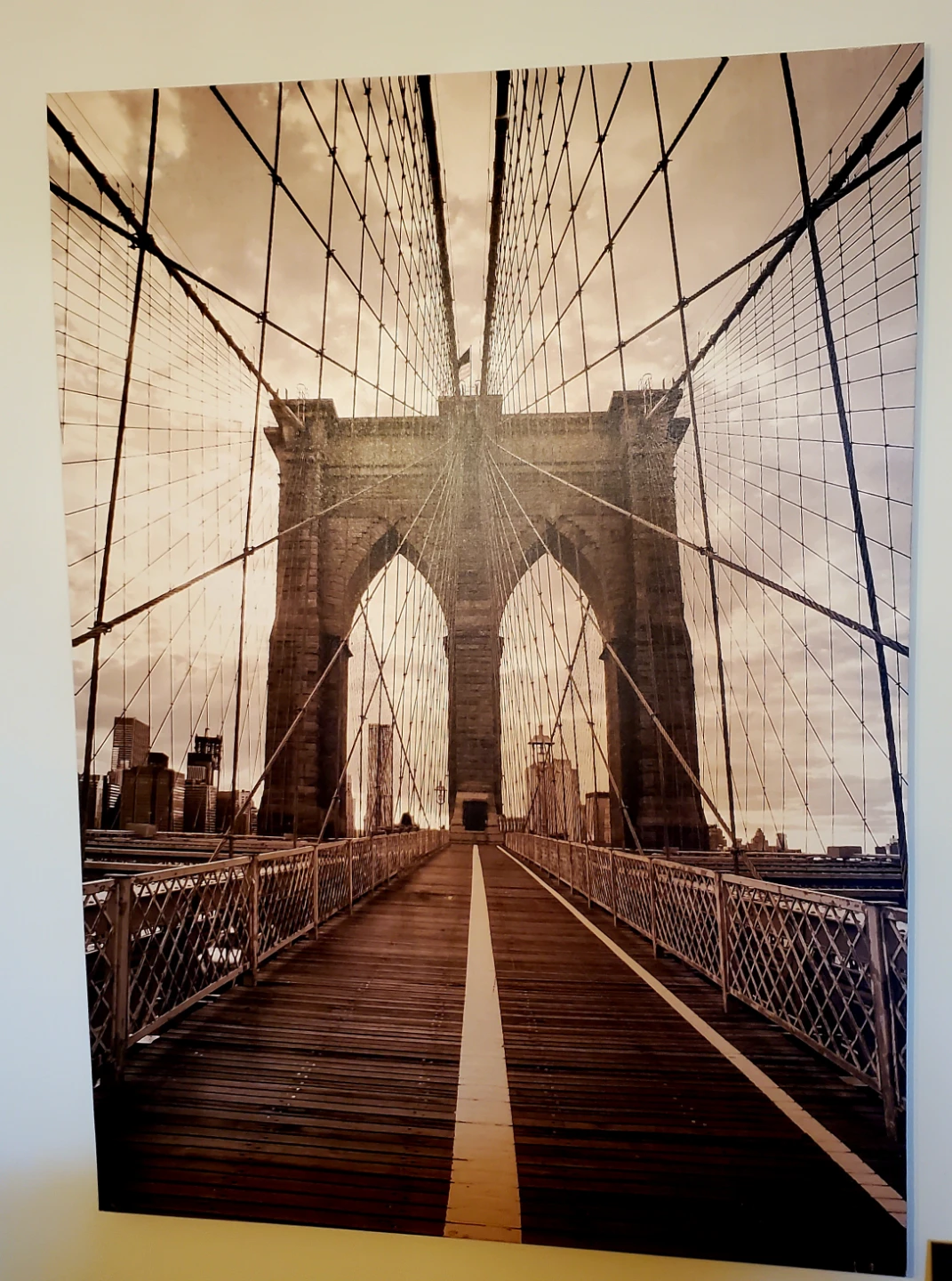Beautiful Brooklyn Bridge New York Canvas Art