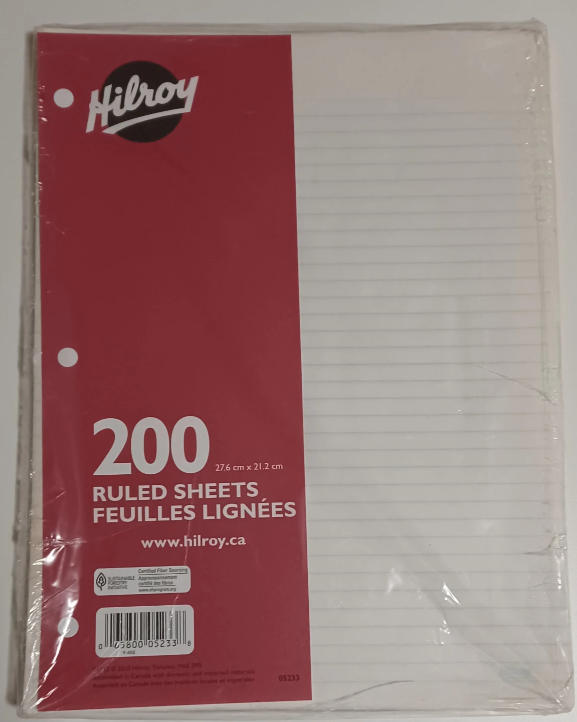 Hilroy 200 Ruled Sheets
