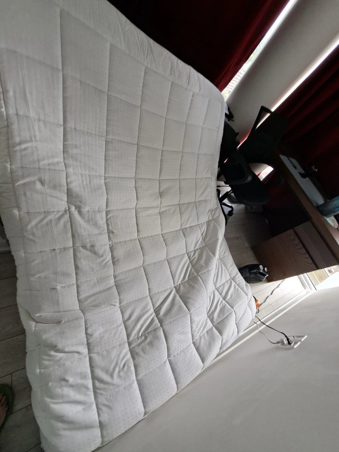 White Mattress with cover - photo 2