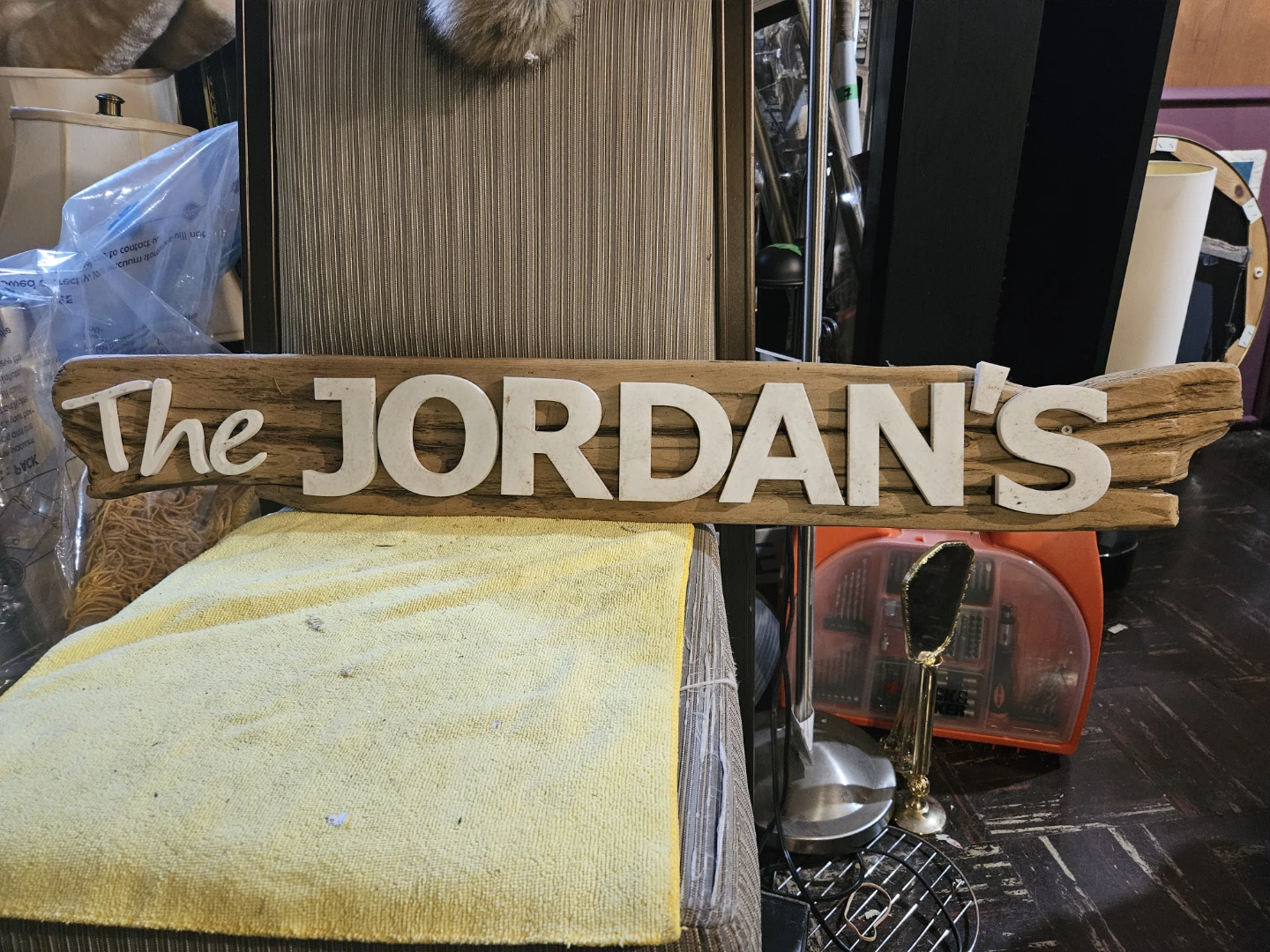 The Jordan's Wooden Sign - photo 2