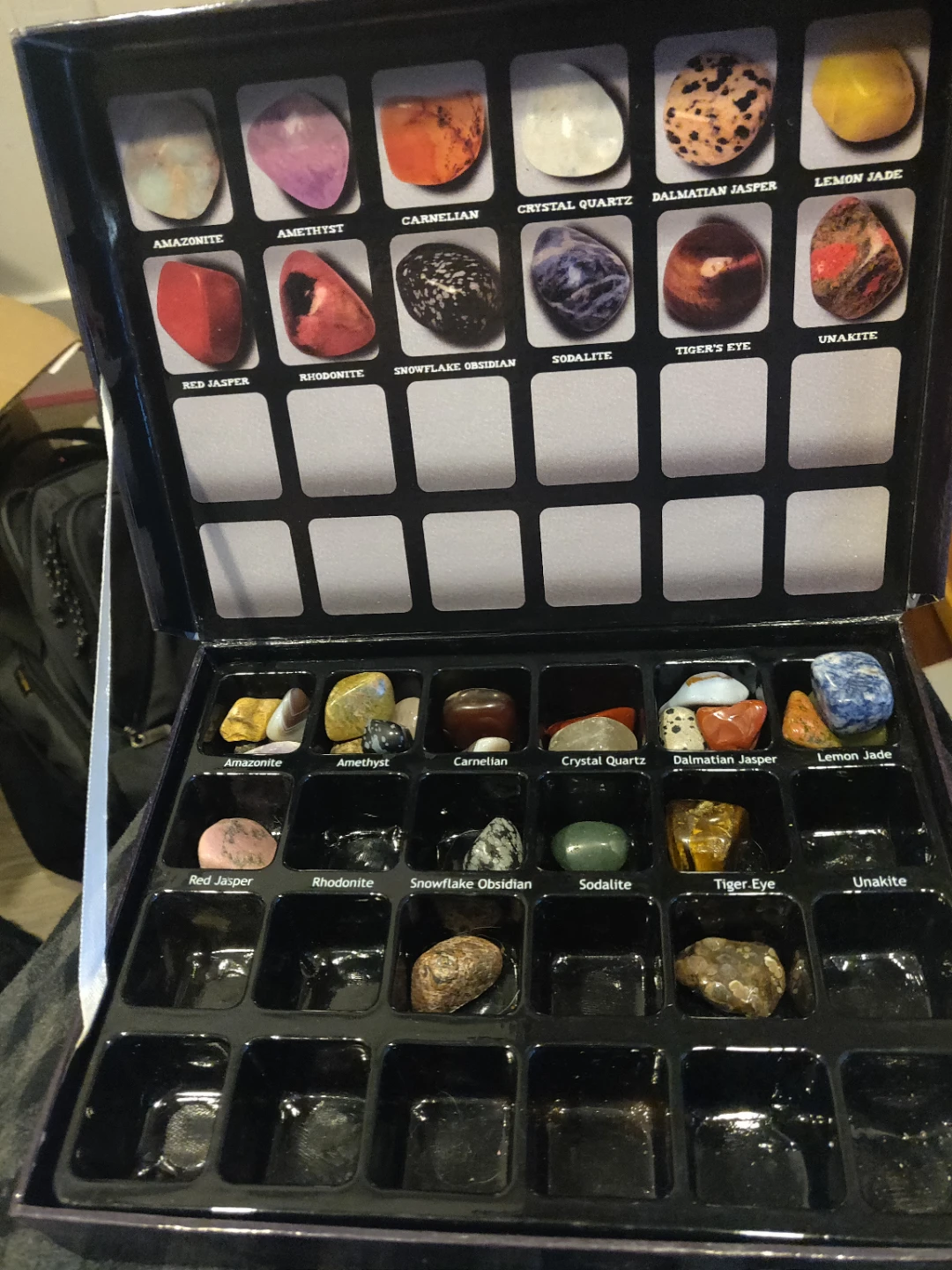 Assorted Crystal Gemstones Collection Box