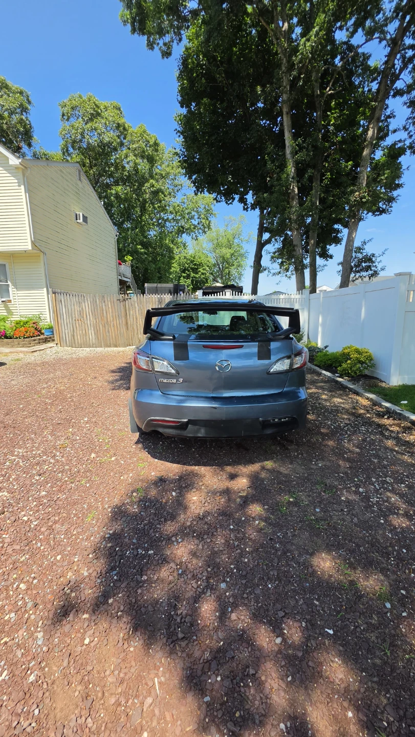 Blue Mazda 3 2010