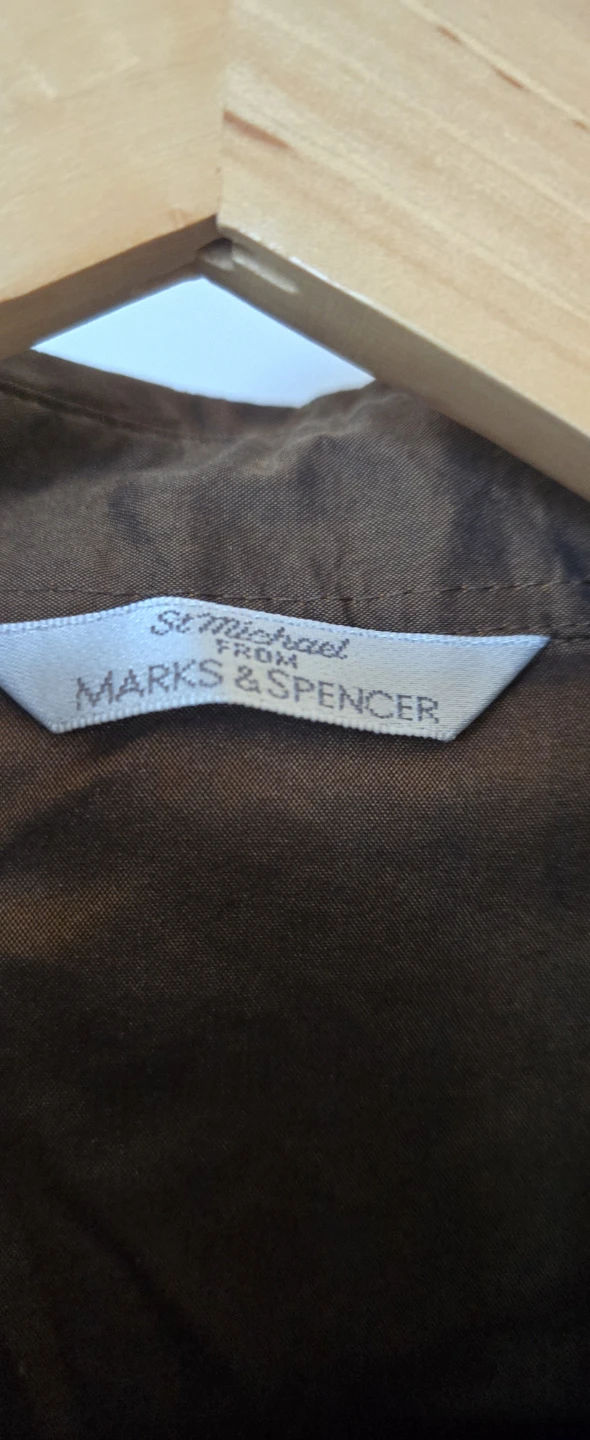 Marks & Spencer Brown Button-Up Shirt - photo 2