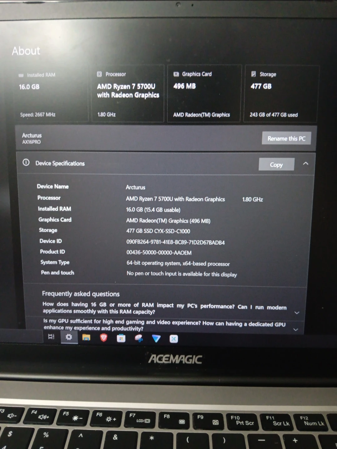 ACEMAGIC AX16 PRO - photo 3