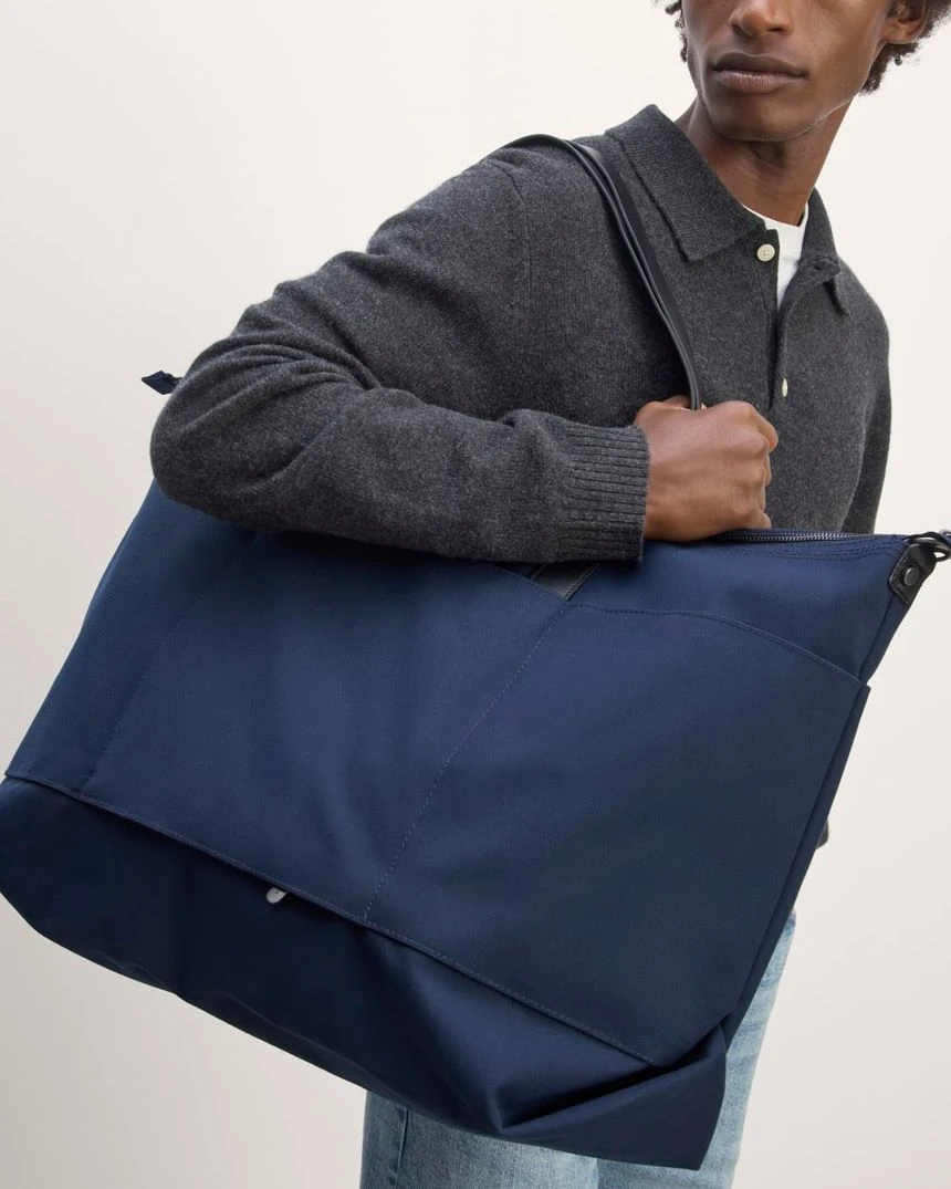 The Everlane Canvas Weekender - Navy Blue - photo 2