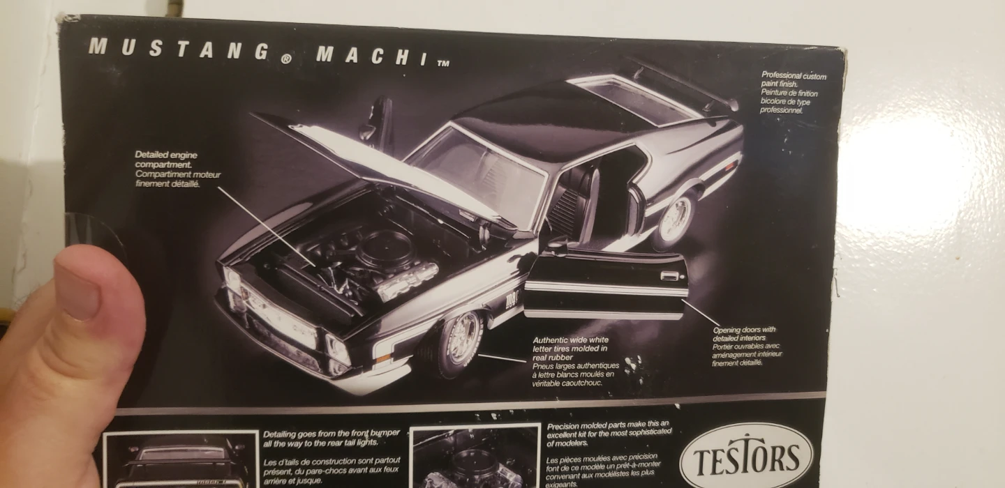 Testors Mustang Mach 1 Ultra Platinum Model Kit - photo 4