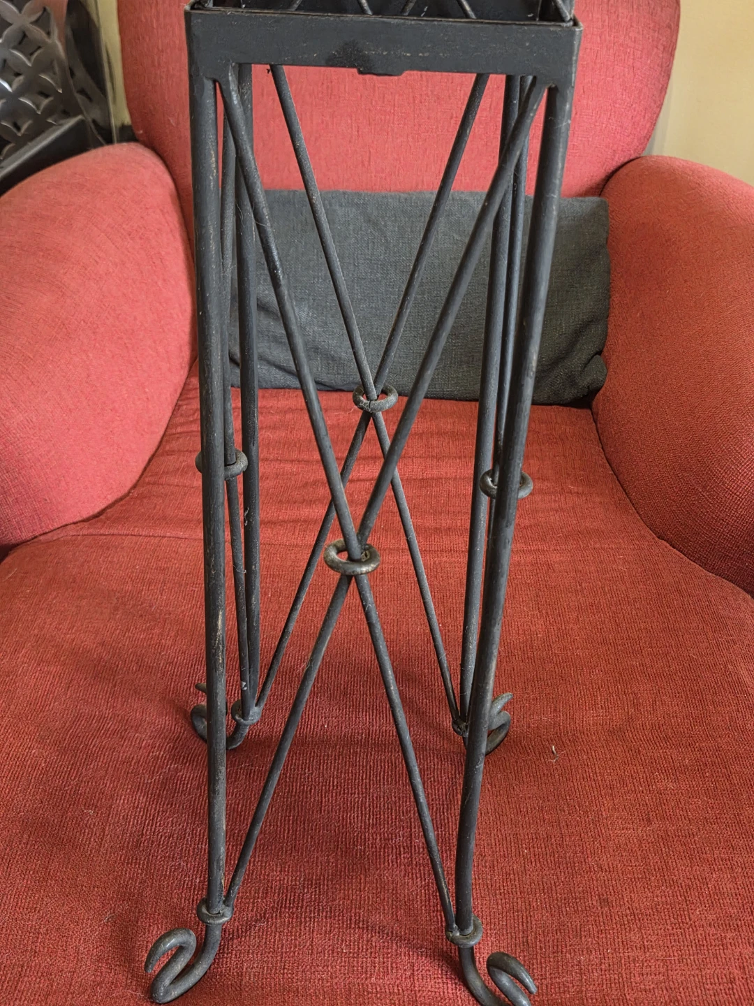 Rare Vintage plant stand and  removable  pla nter - photo 2