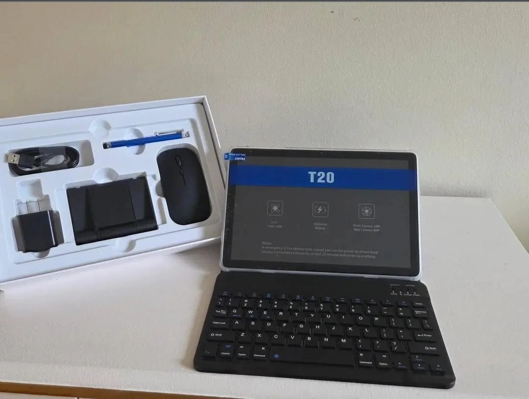 Tablet T20 with Keyboard and Accessories