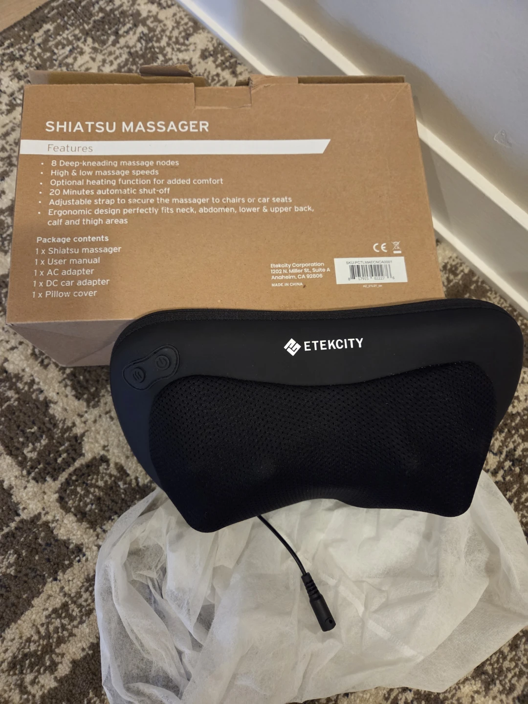 Etekcity Shiatsu Massager with Heat - photo 3