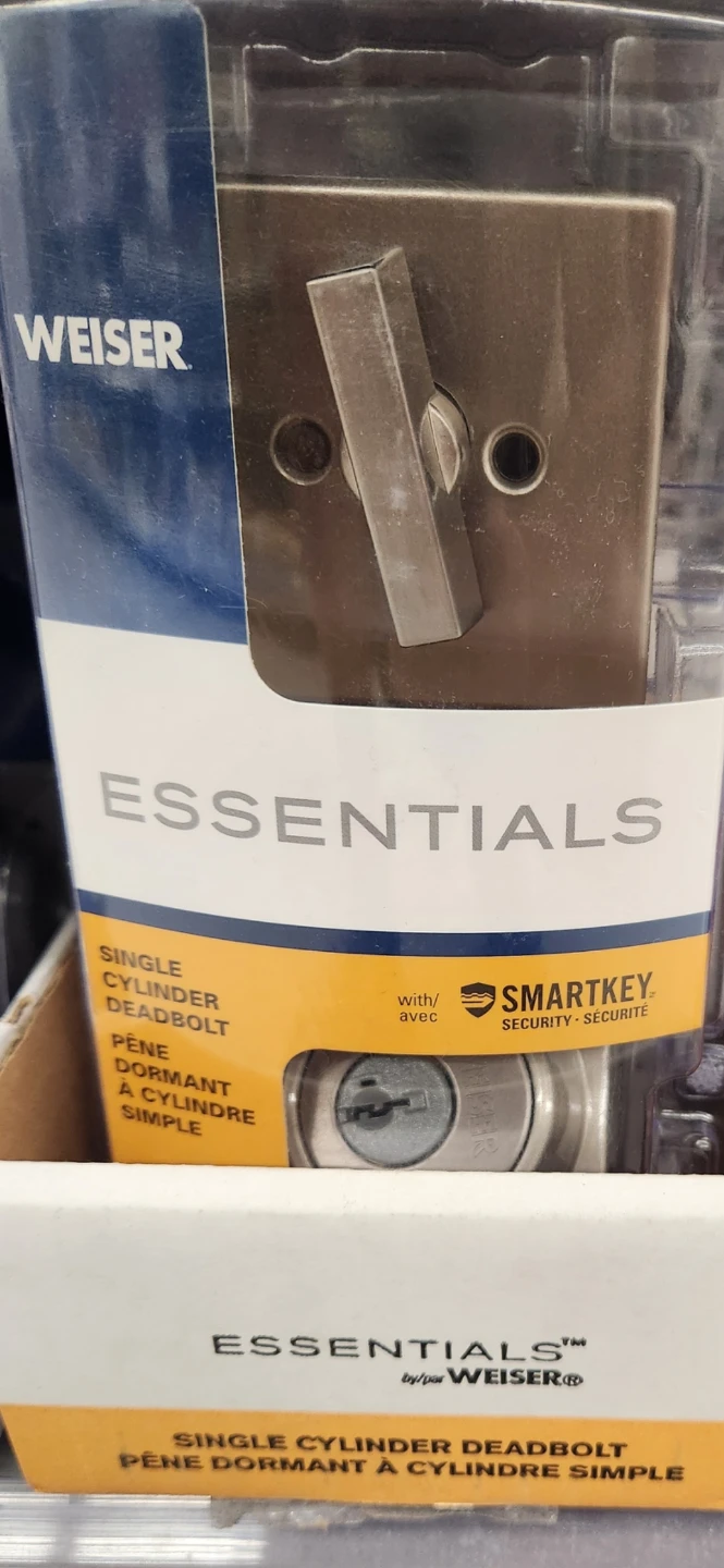 Weiser Elements Single Cylinder Deadbolt