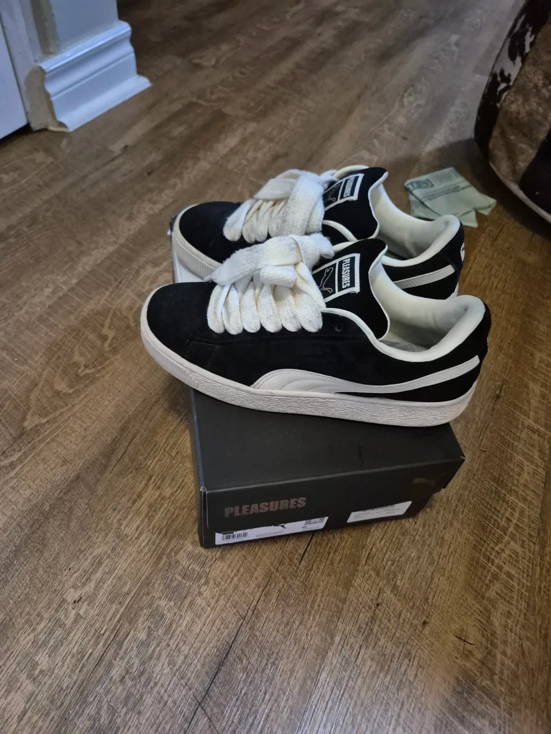 Puma x Pleasures Suede Classic XXI Black Shoes