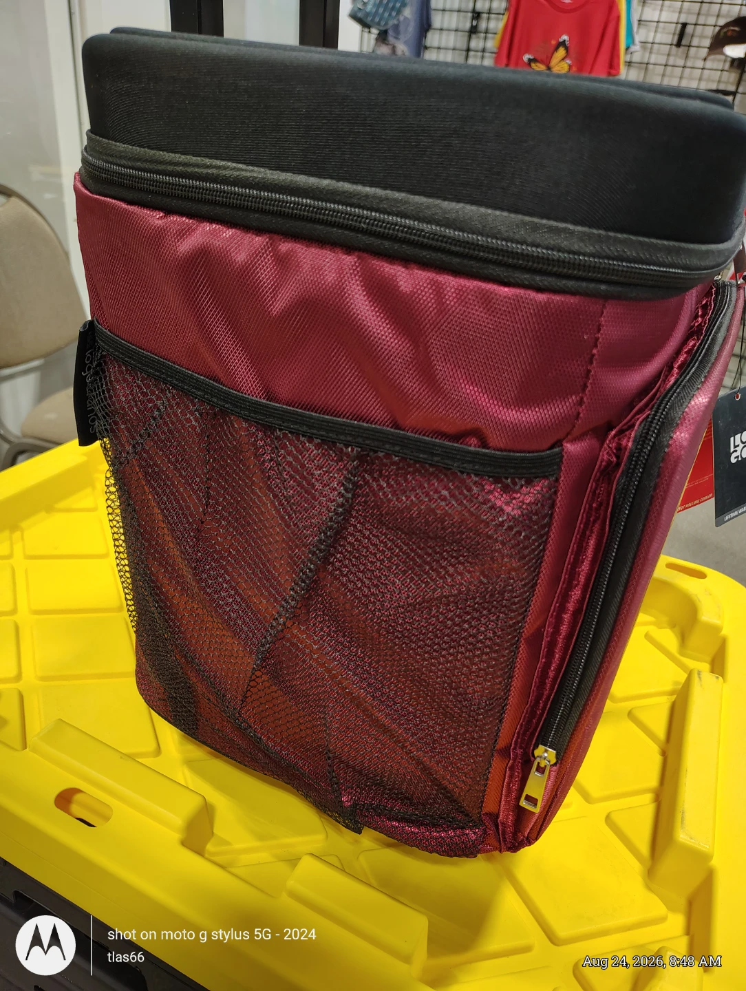 Maroon Rolling Cooler Bag with "M" Logo - photo 3