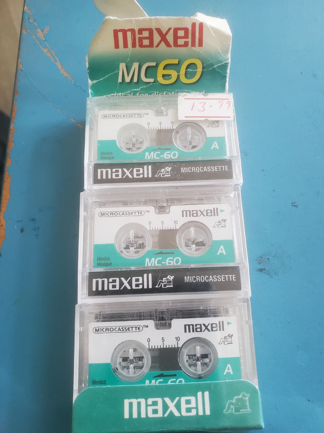 Maxell MC60 Microcassettes (3-Pack)