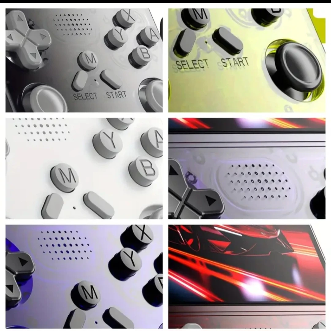 Purple Portable Handheld Gaming Console with Dual Analog Sticks - photo 4