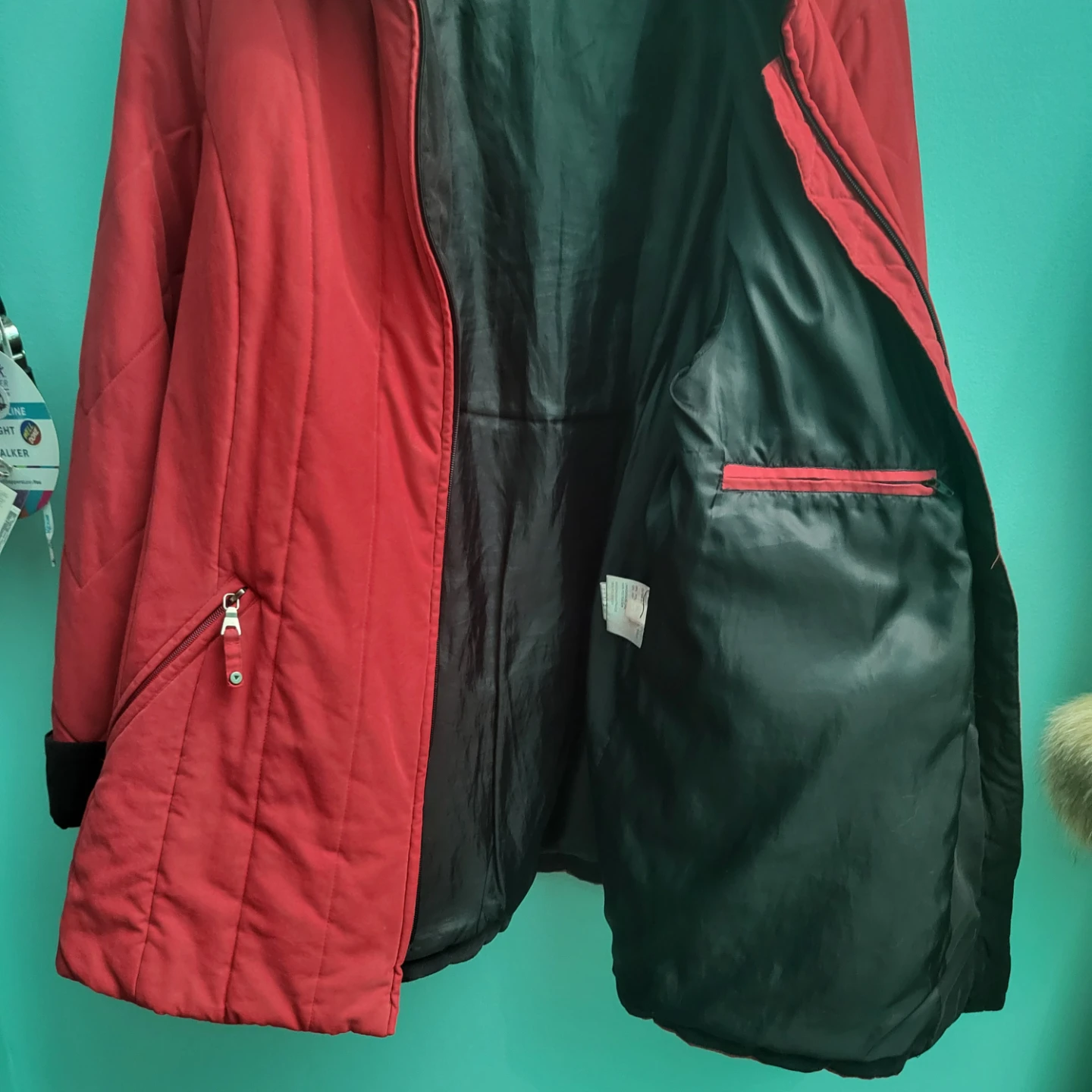Conceptuk Women's Red Quilted Jacket - photo 4
