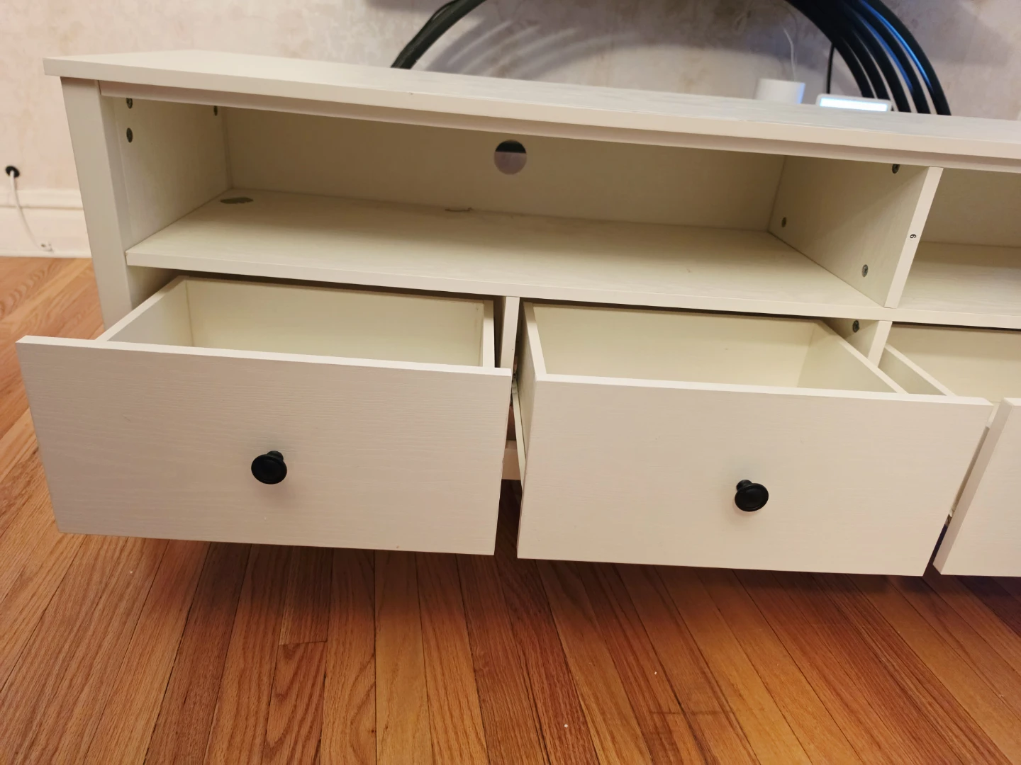 Farmhouse  TV Stand with Drawers and Shelves - photo 4