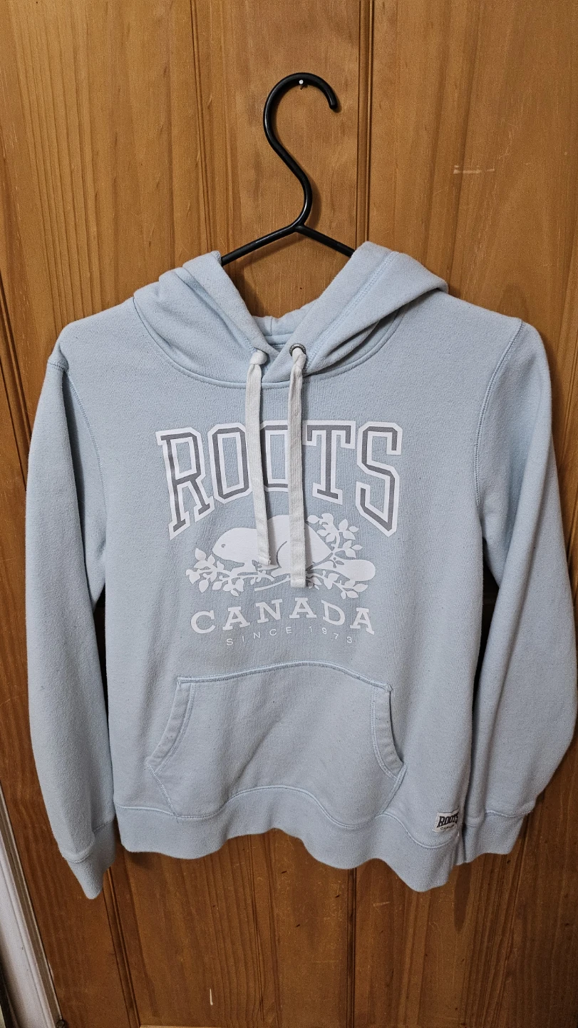 Roots Canada Hoodie - Light Blue