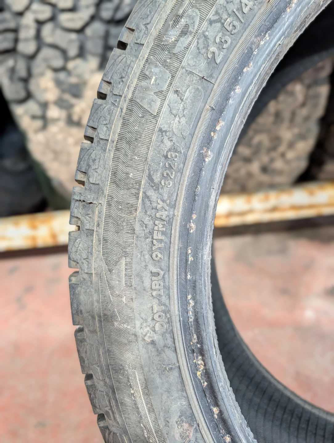 235/45R18  M+S winter  tires no rims - photo 5