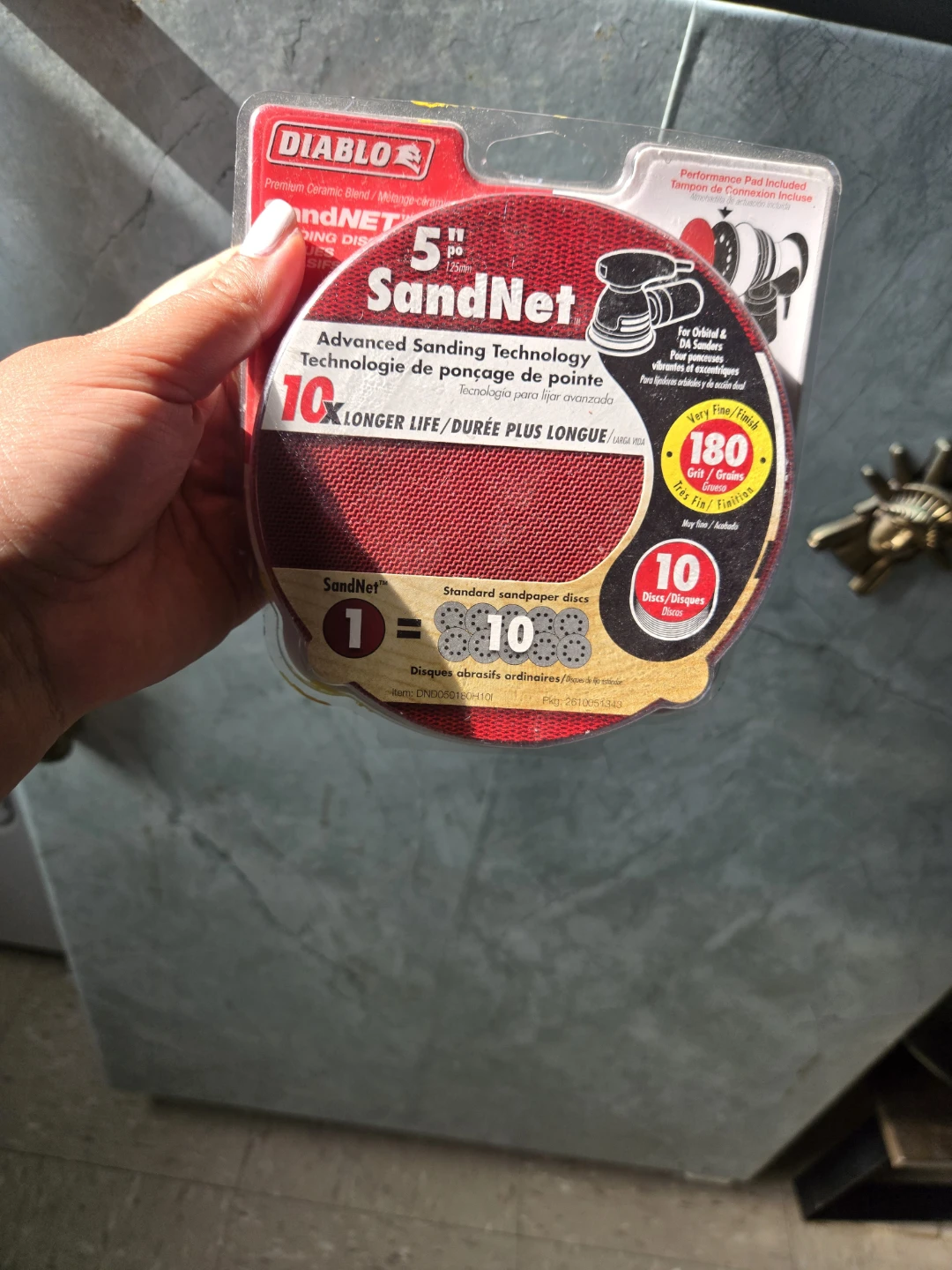 RIDGID Random Orbital Sander with Diablo SandNet Discs - photo 2