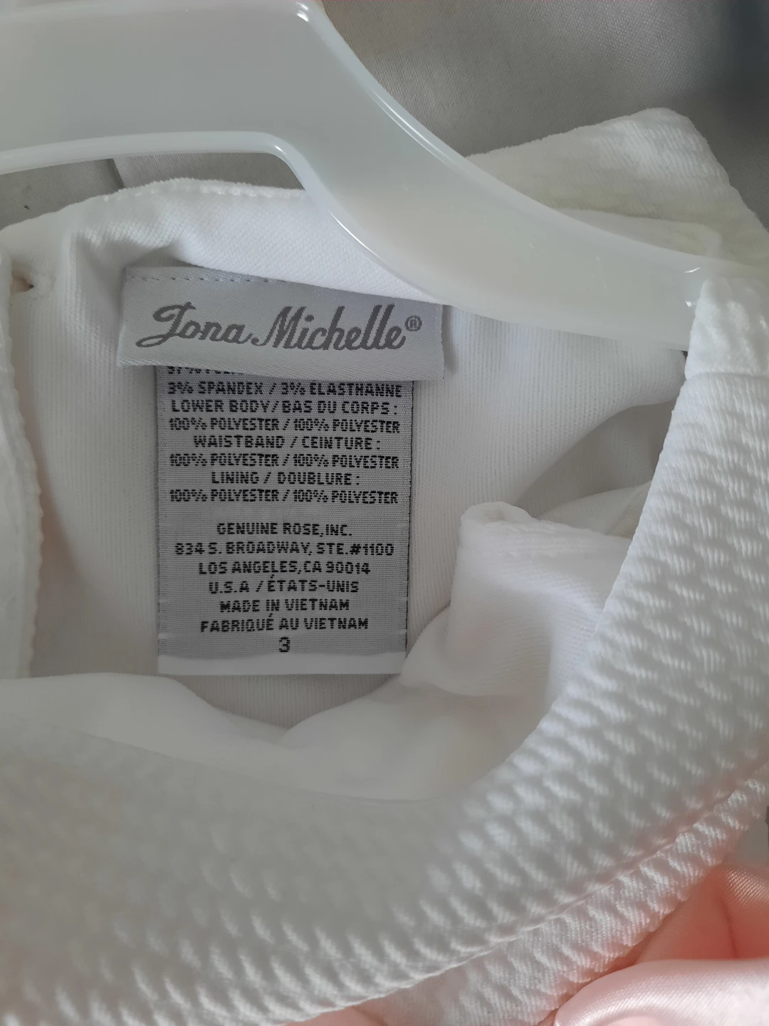 Jona Michelle White Lace Dress - Size 3 - photo 3