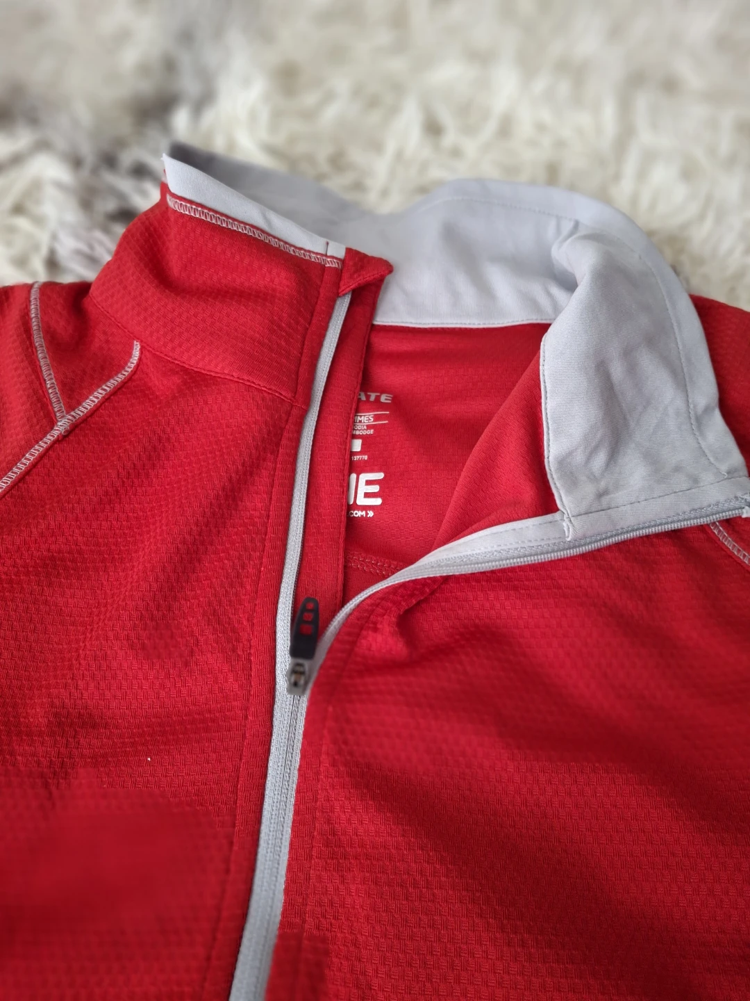 Elevate Red 1/4 Zip Long Sleeve Shirt - photo 3