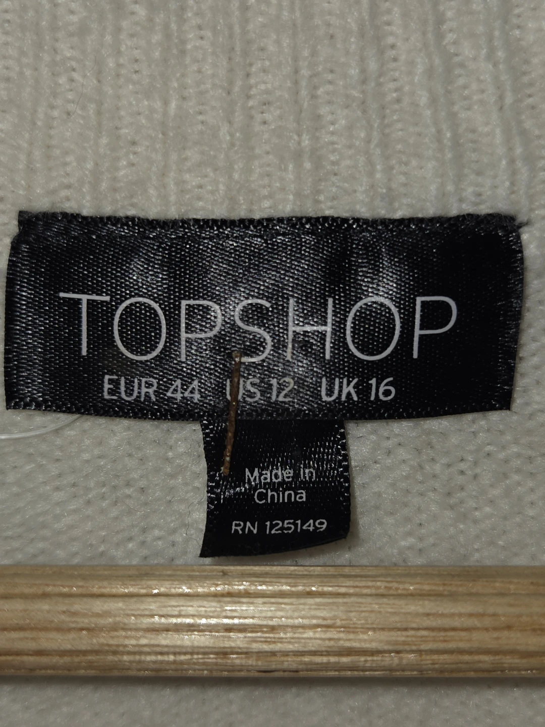 Topshop Cream Knit Sweater - photo 2