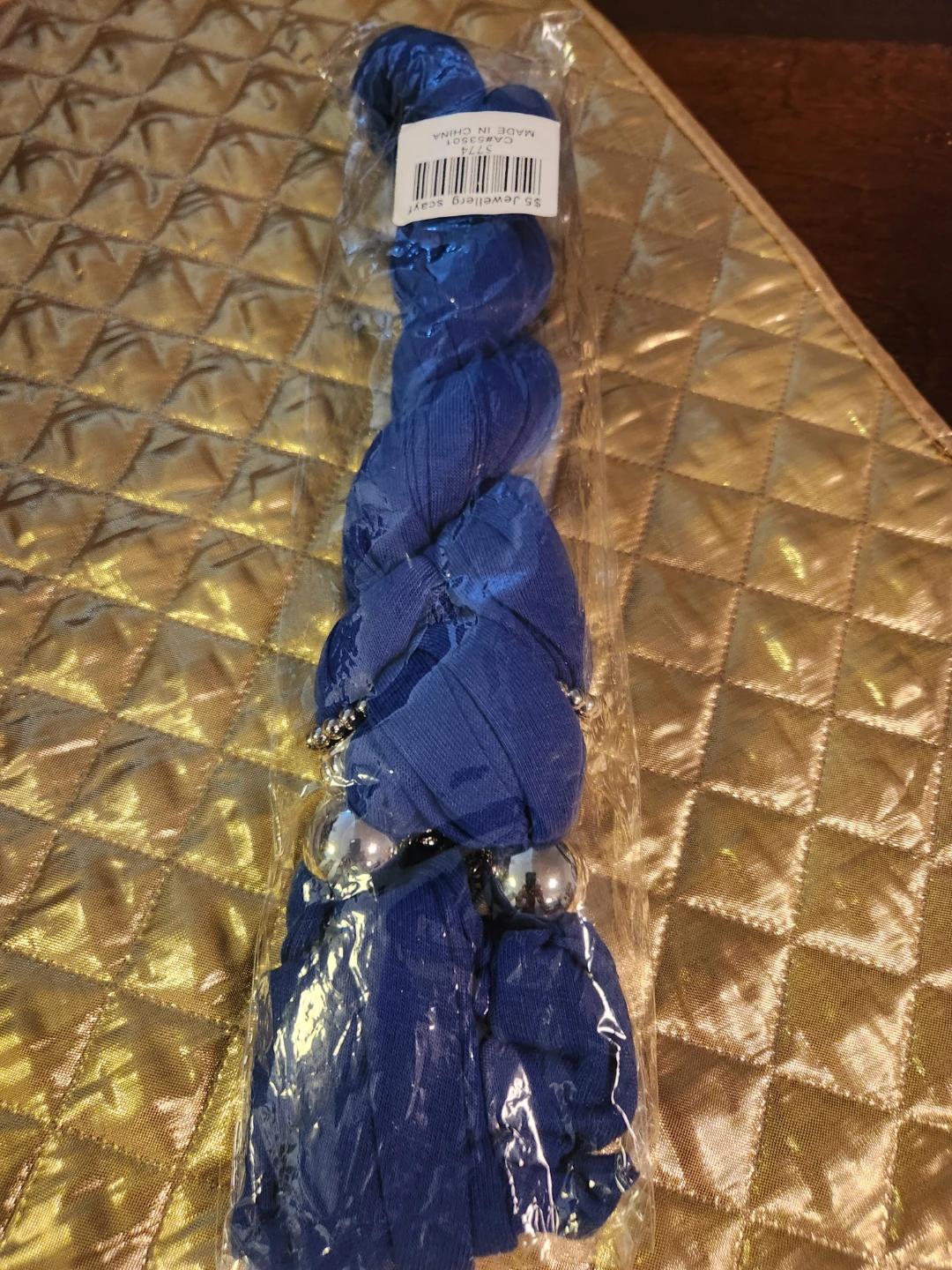 Pretty Evil Eye Blue Jewelry Scarf - photo 4