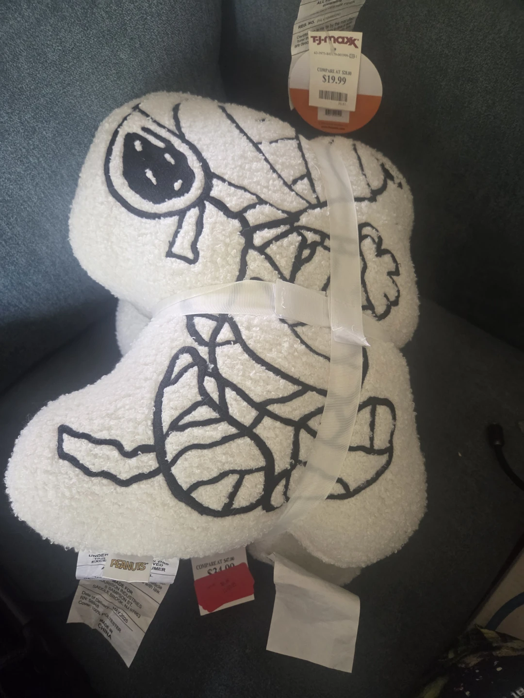 Peanuts Halloween pillows